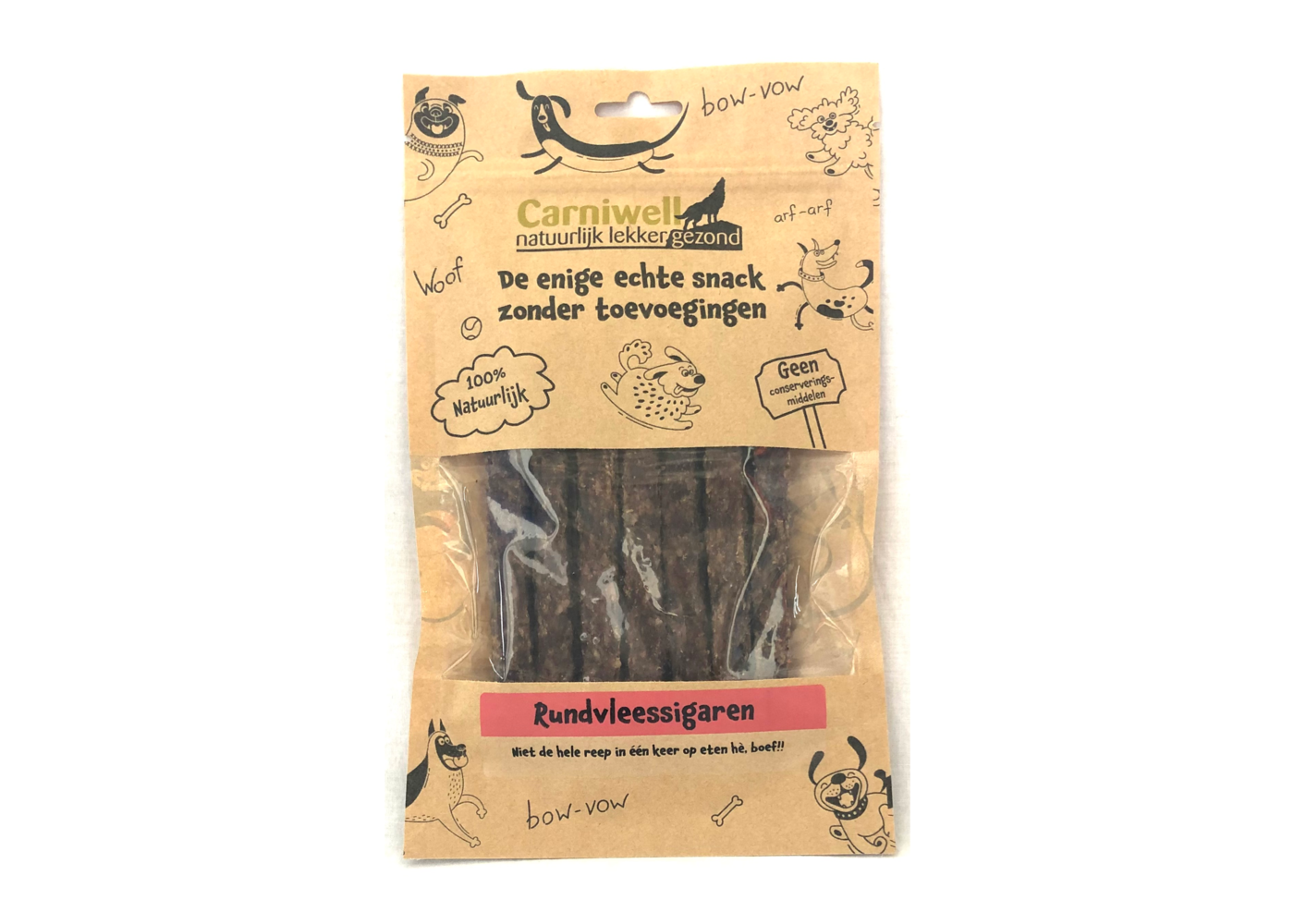 Carniwell Carniwell Beef cigares 100g