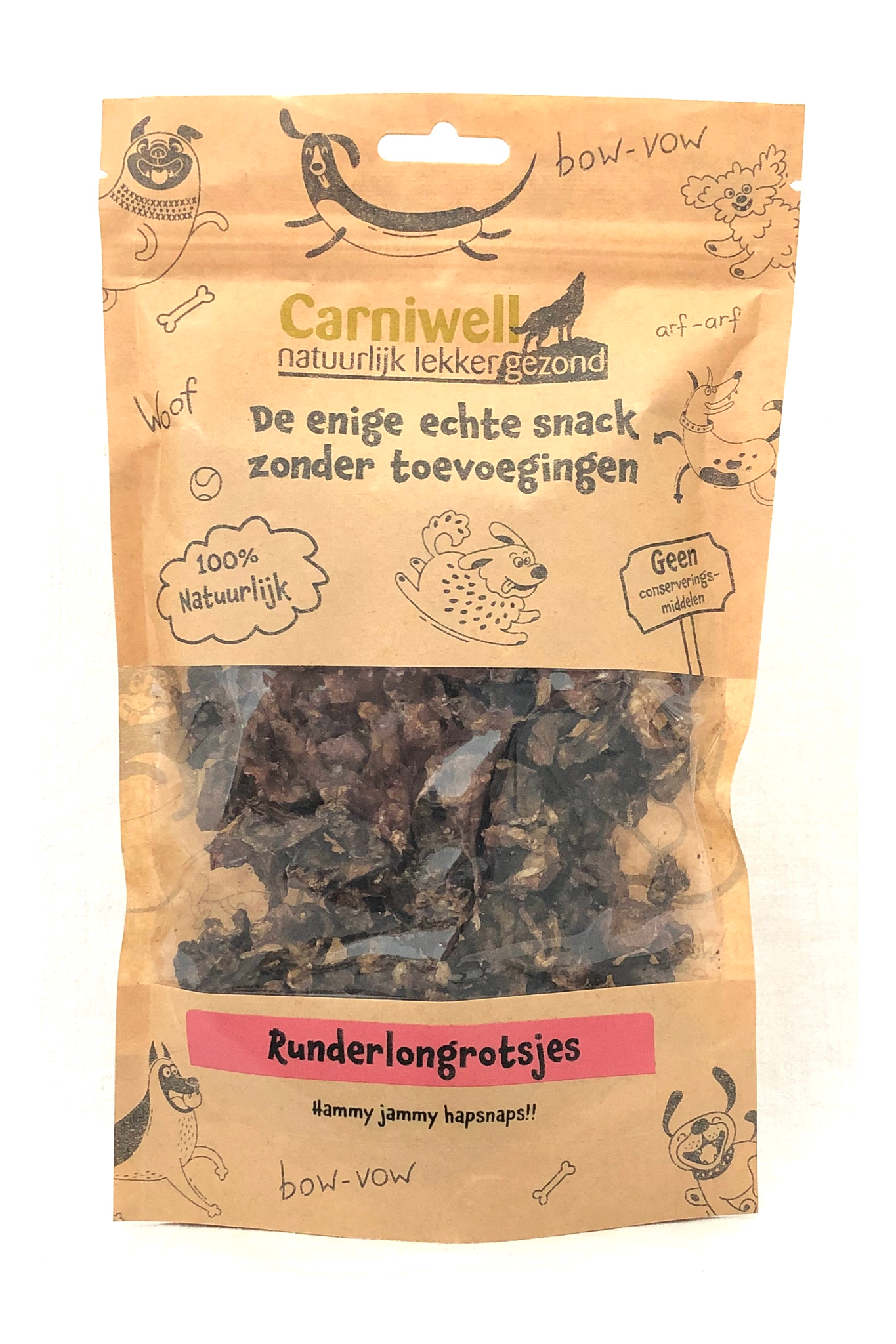 Carniwell Carniwell Beef Lung Rocks 100g