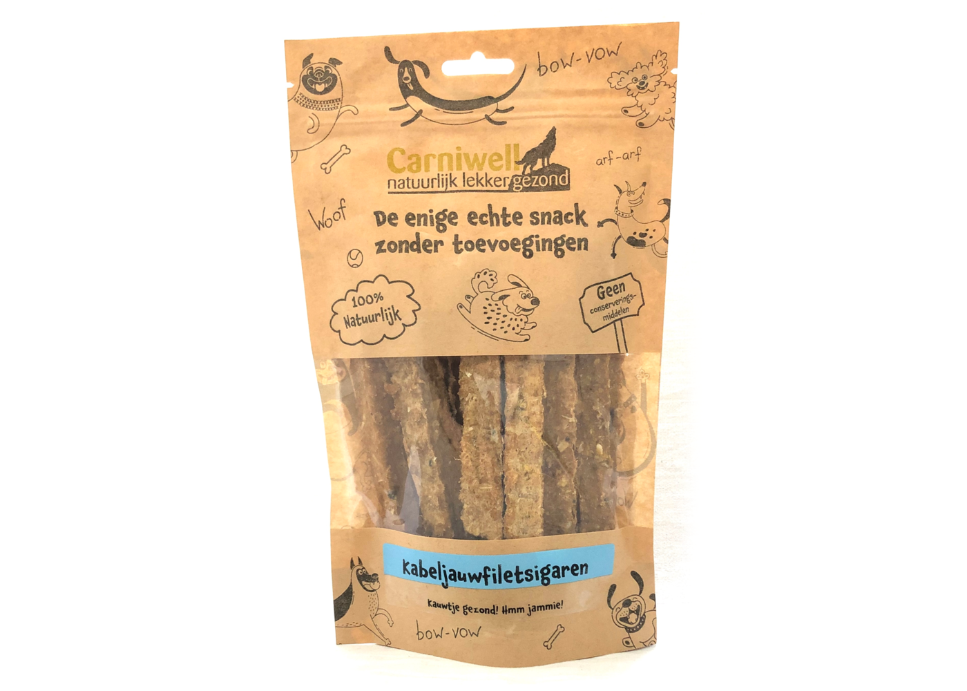 Carniwell Carniwell Cod fillet cigars 100g