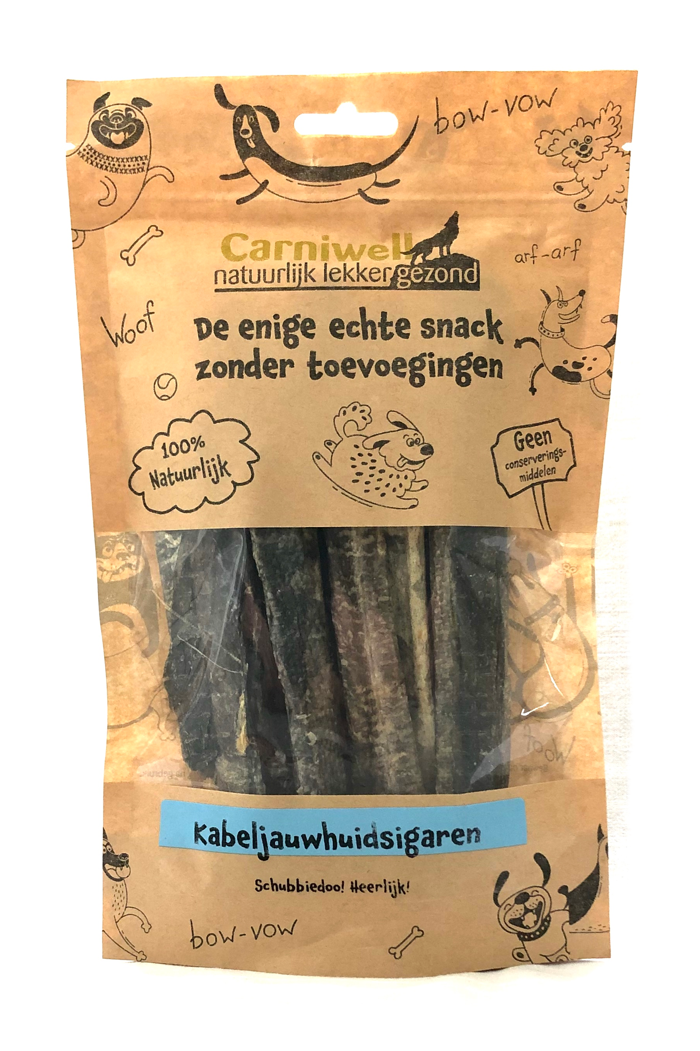 Carniwell Sigari di pelle di merluzzo Carniwell 100g