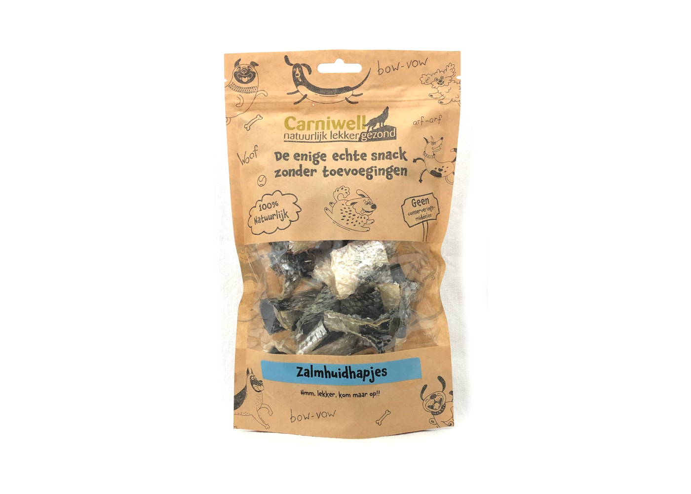Carniwell Carniwell Snack con pelle di salmone 50g