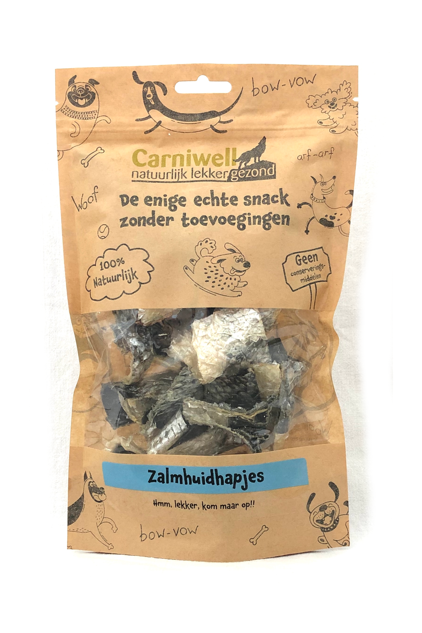 Carniwell Carniwell Snack con pelle di salmone 50g