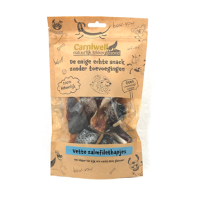 Carniwell Carniwell Filetto di salmone grasso snack 100g