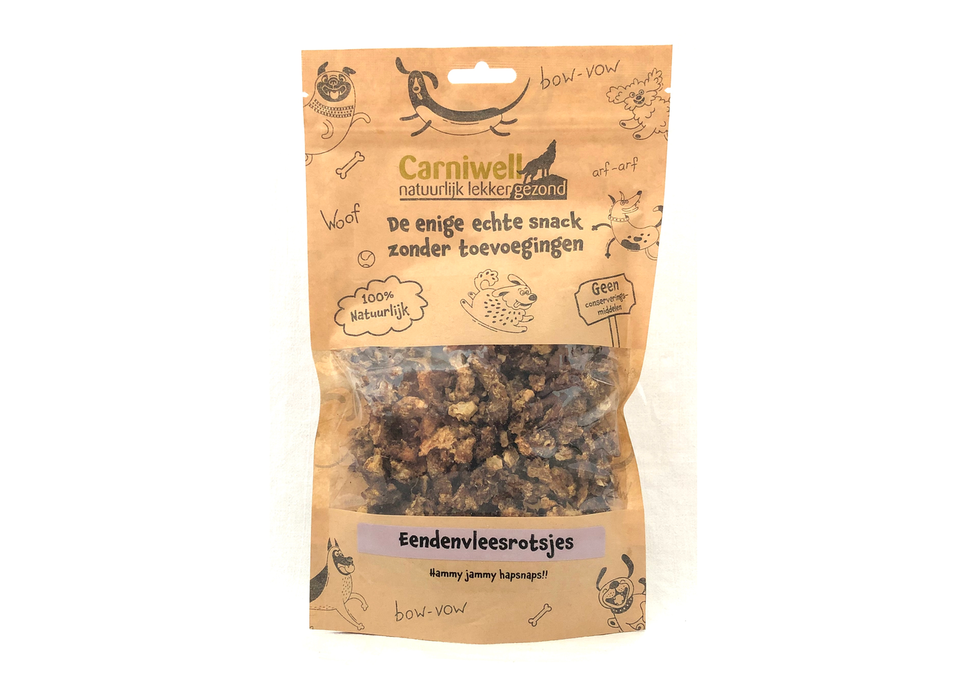 Carniwell Carniwell Entenfleisch-Felsen 100g