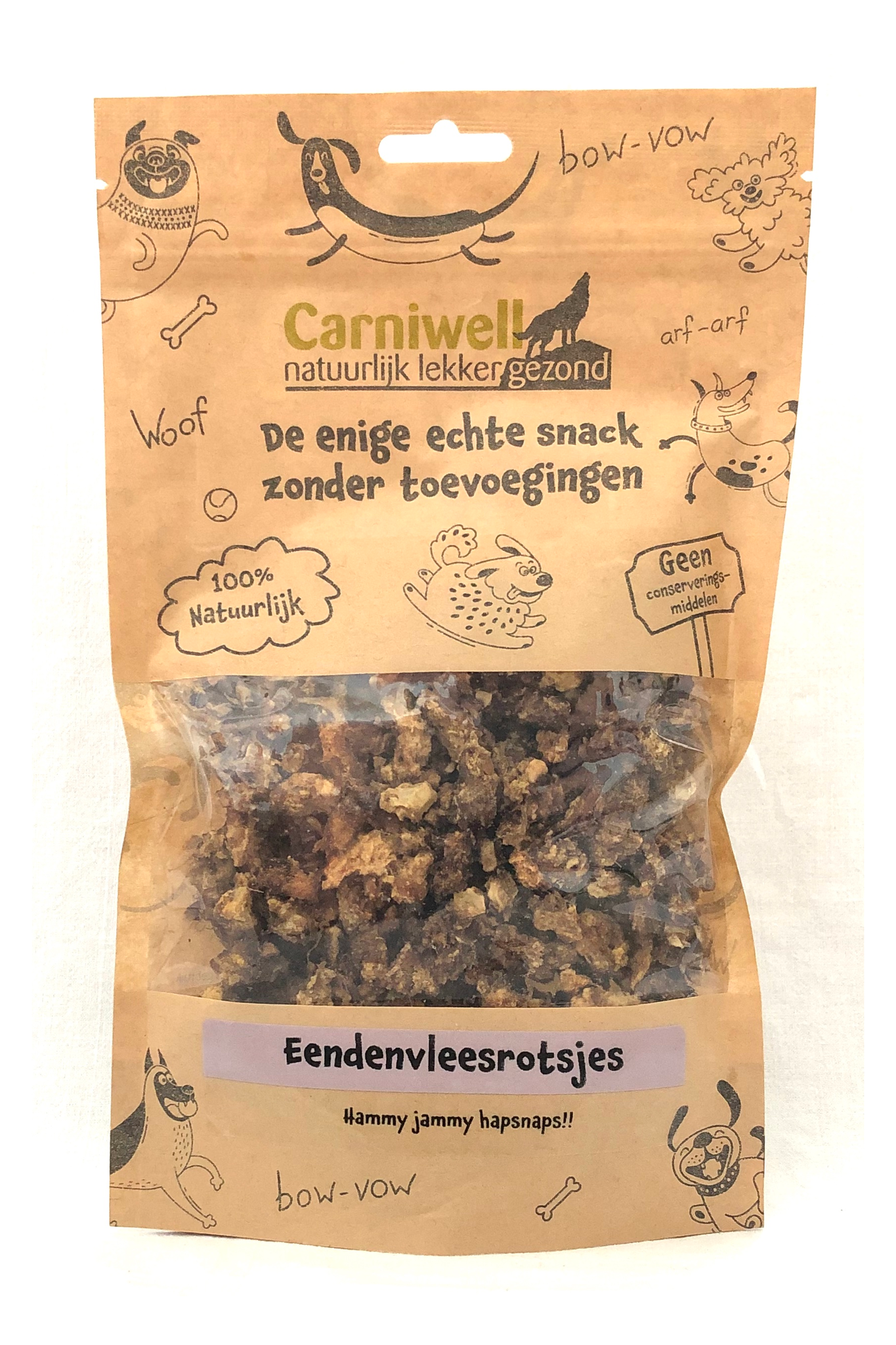 Carniwell Carniwell Roccia di carne d'anatra 100g