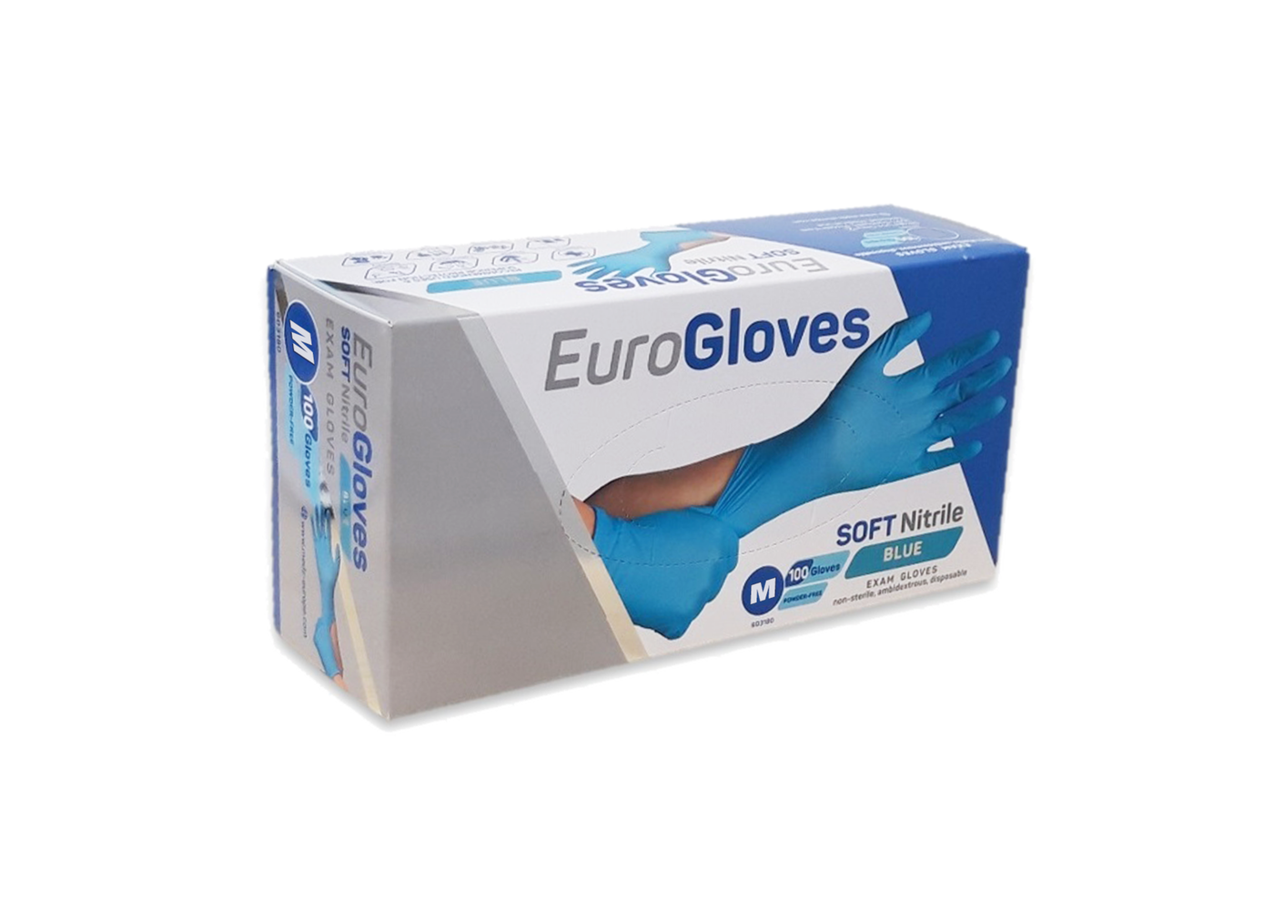 Guanti M Nitrile Blu (500 pezzi) dimensioni M