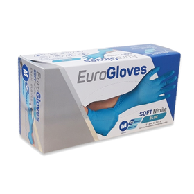  EuroGloves Handschuhe m nitrilblau (500 Stück) Größe m