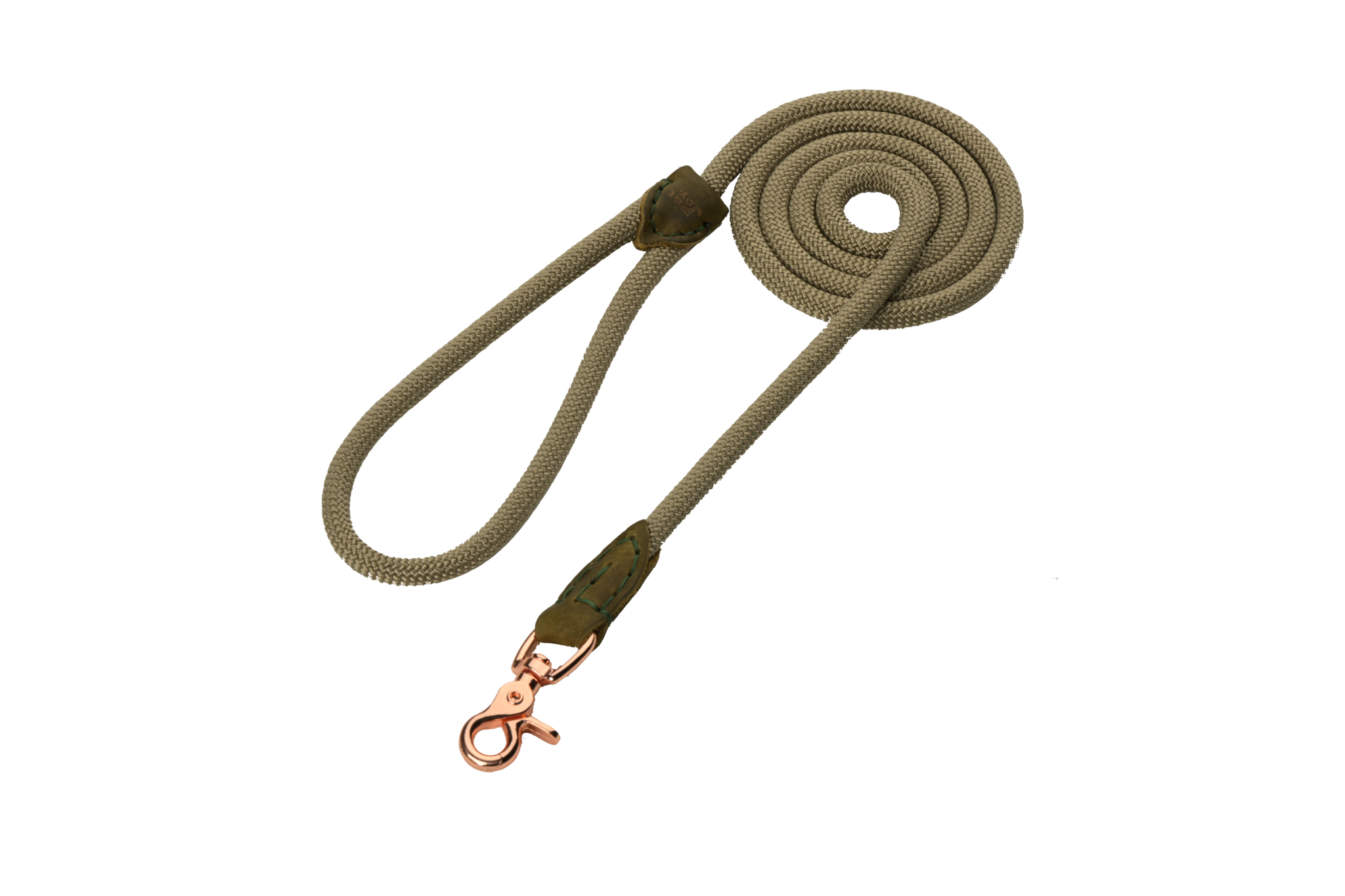 Pet-Joy Pet-Joy The DoggyWalker Rope Leash Tan Green