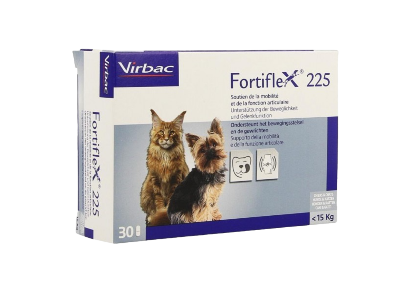 VirBac Fortiflex Advanced Formel 225 - 30 Tabletten