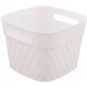 Starplast Starplast Cestino portaoggetti bianco