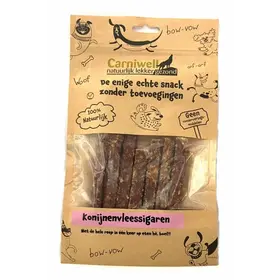 Carniwell Carniwell Sigari di carne di coniglio 100g