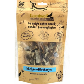 Carniwell Carniwell Cod fillet snacks 100g