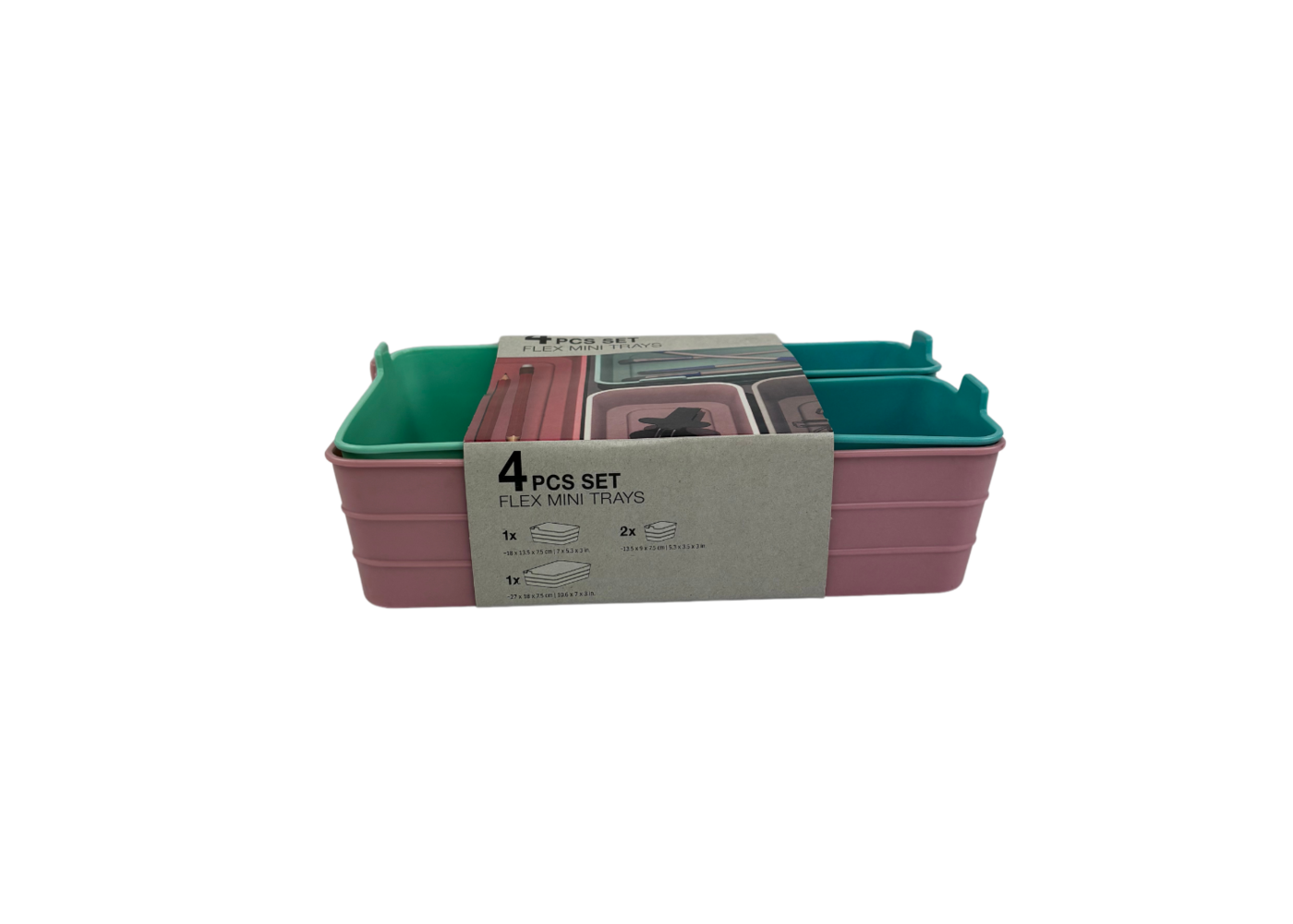 Starplast Starplast 4-pack Flex Trays