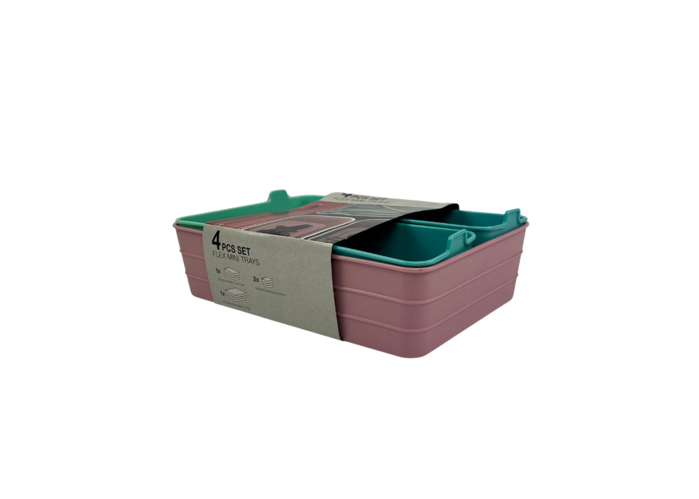 Starplast Starplast Confezione da 4 vassoi Flex