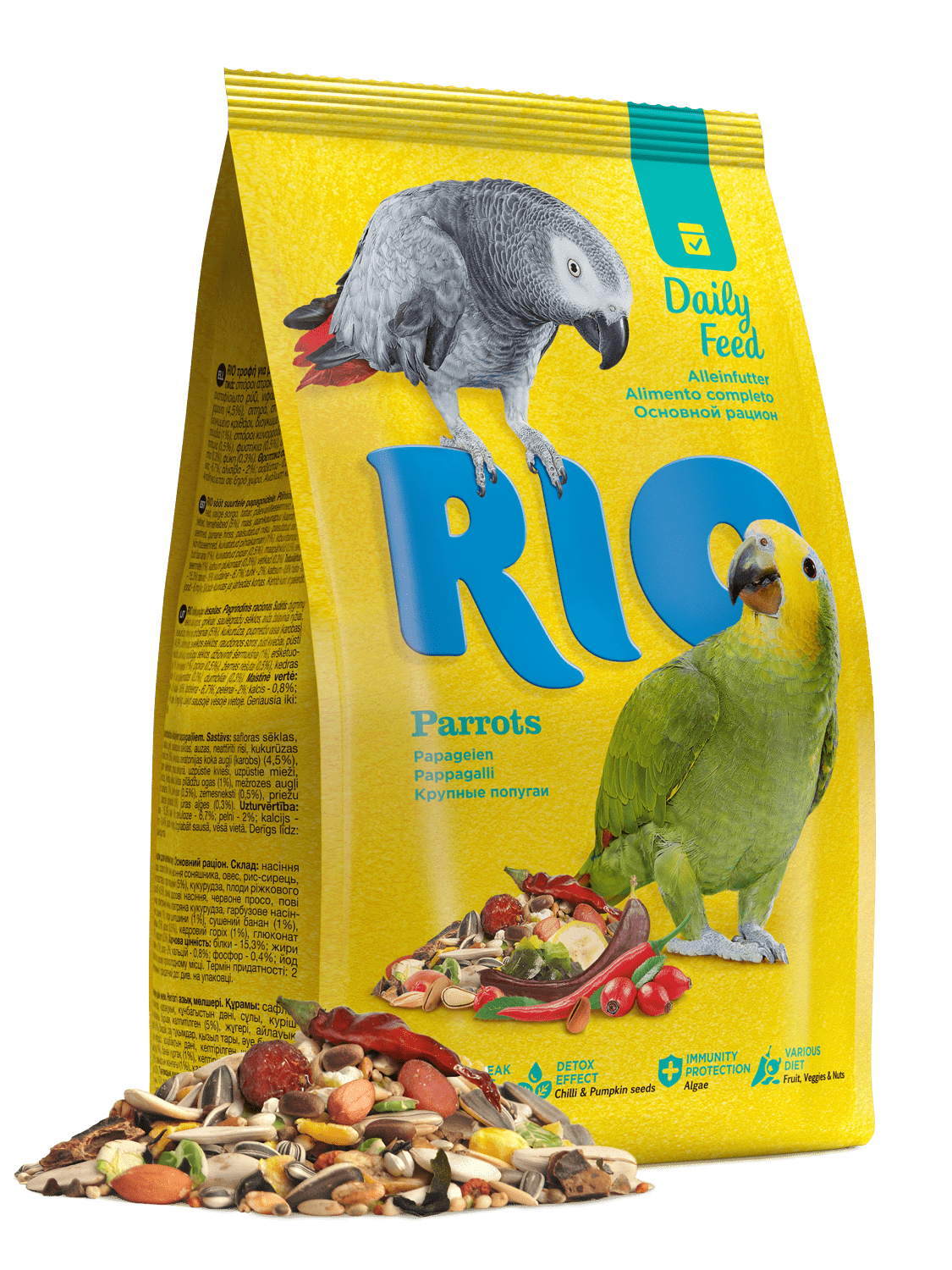 RIO RIO Alimento completo per pappagalli 500 g