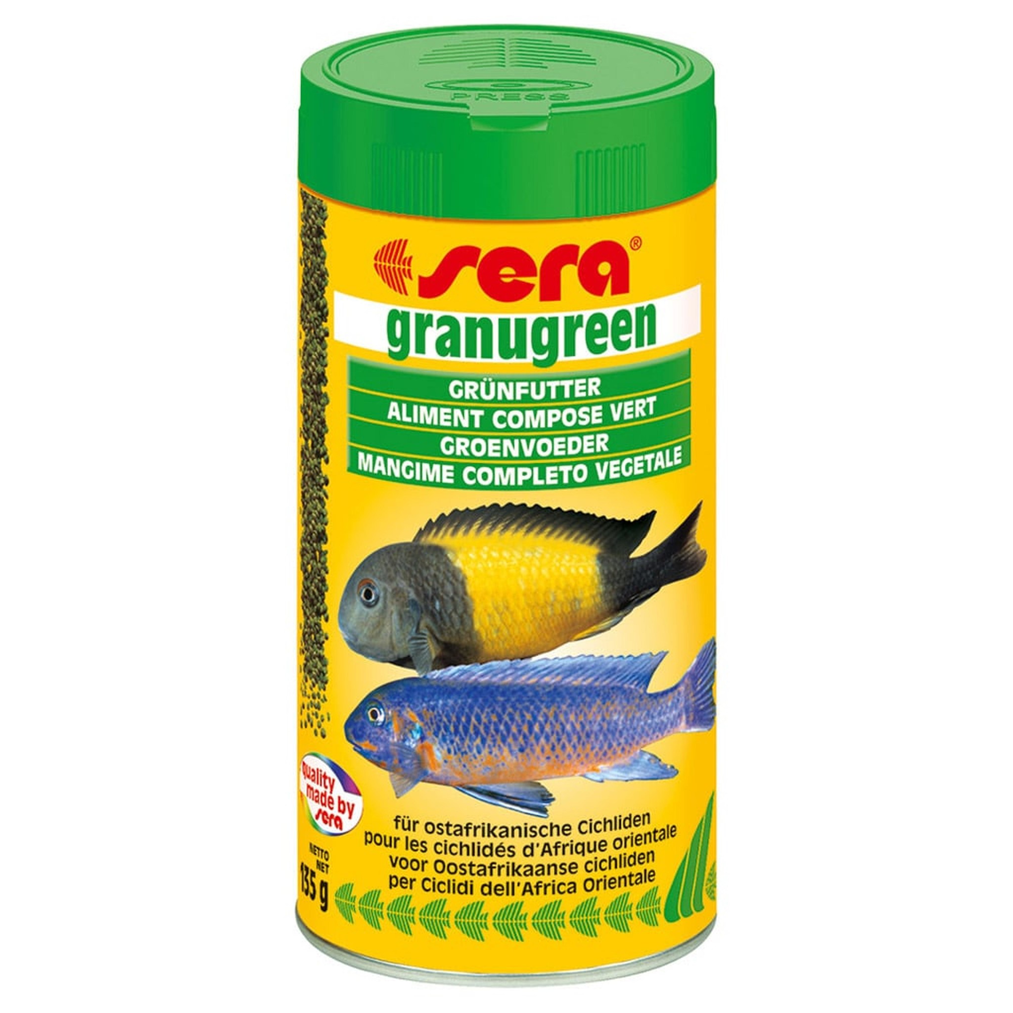 Granugreen Nature 250 ml - Sera Cichliden Voer