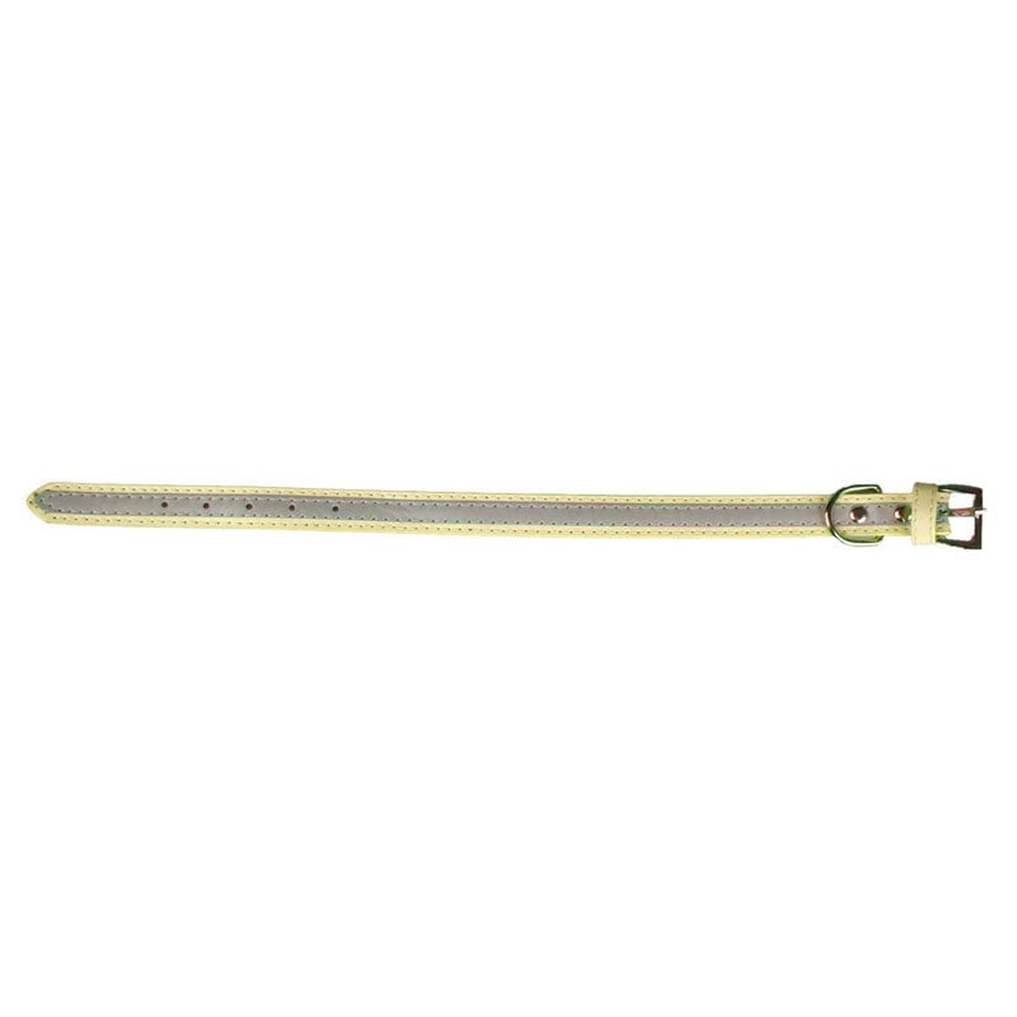 Halsband reflecterend geel