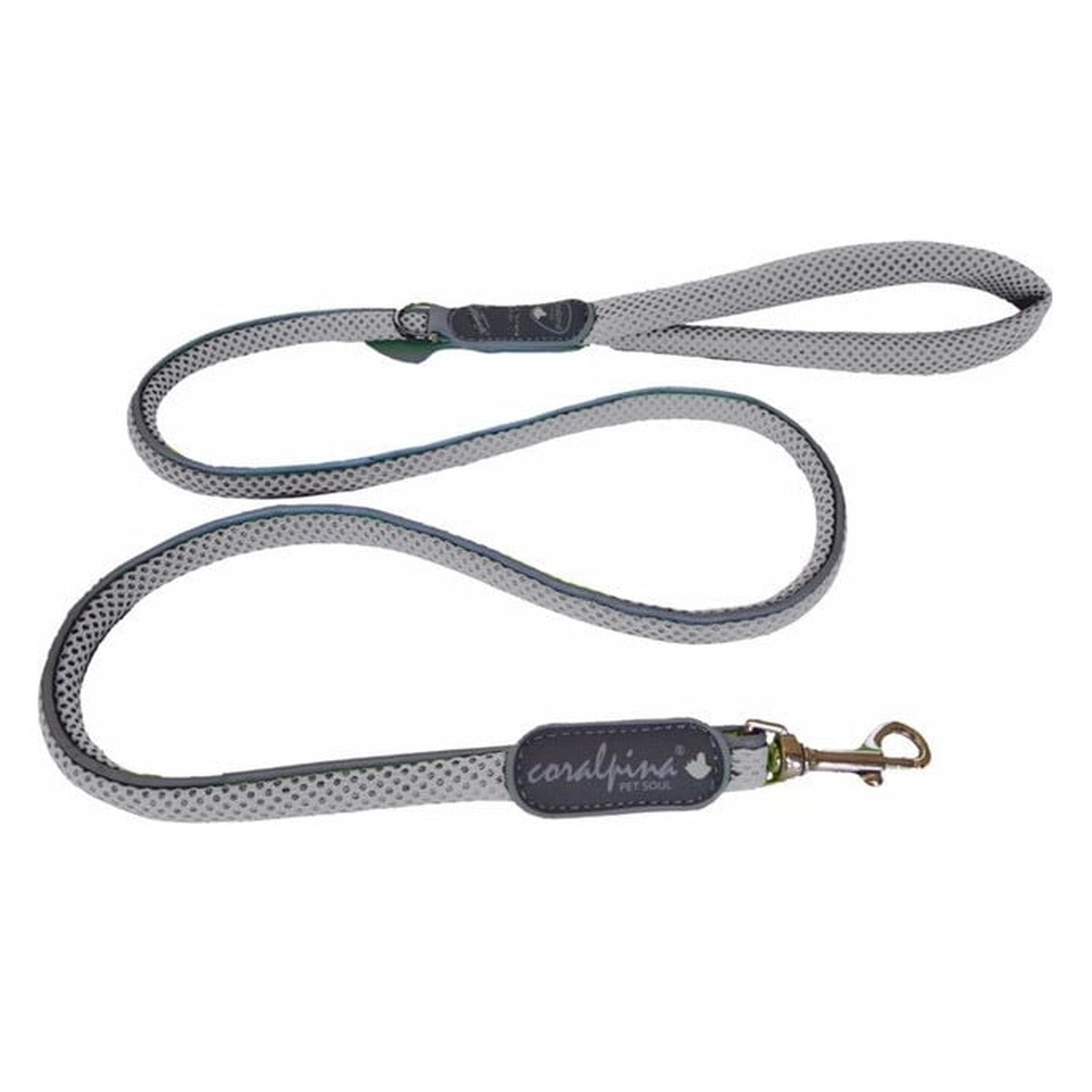 Coralpina Looplijn Cinquetorri Grijs 18mm 110cm - Hondenlijn