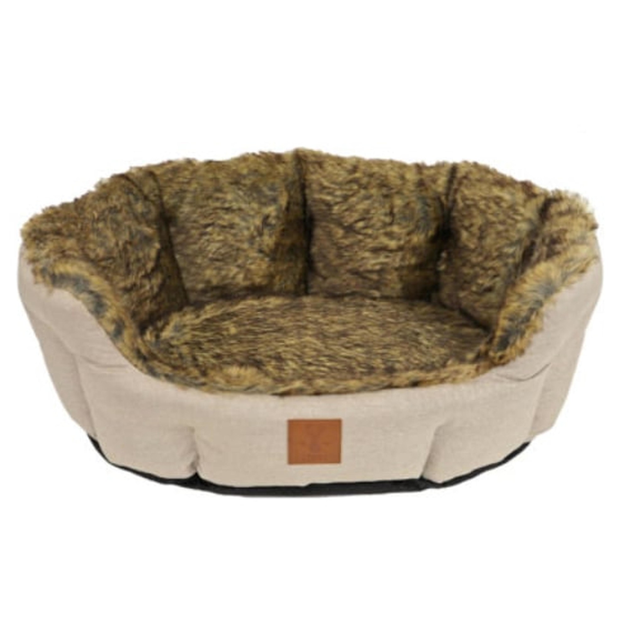 Hondenmand grizzly brown 40 cm - Hondenmand