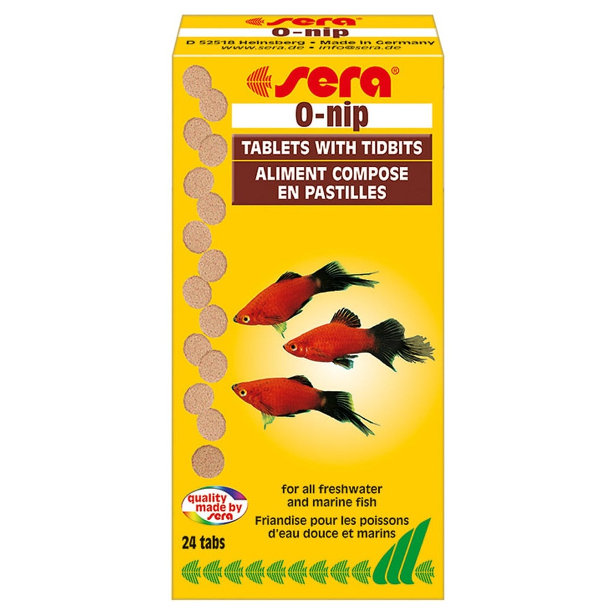 O-nip FD mix 100 tabletten - Sera Aquarium Visvoer