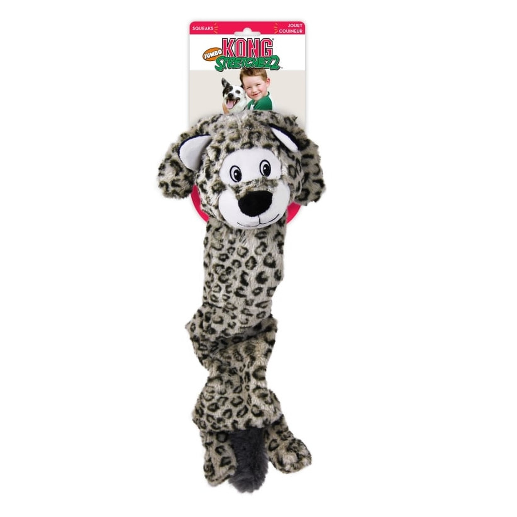 Kong Stretchezz Jumbo Leopard X-Large - Hondenspeelgoed