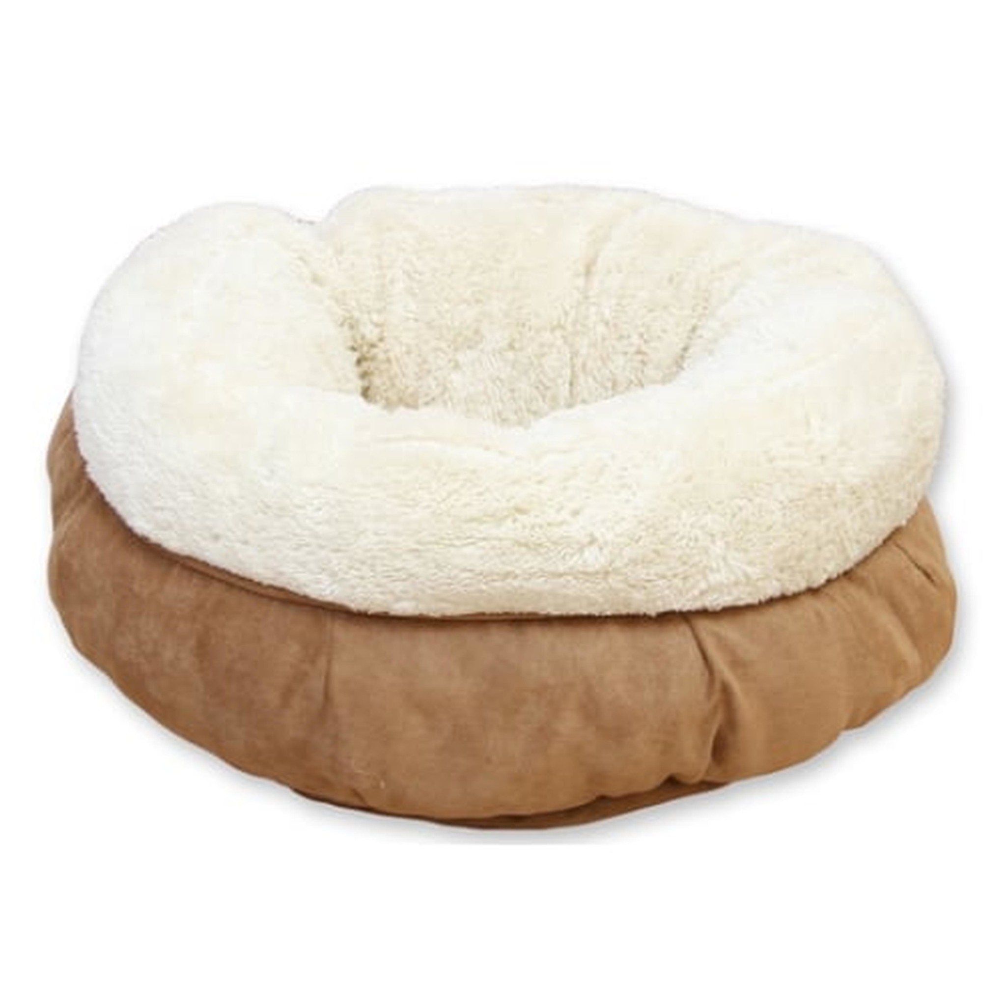 AFP Lambswool Donut bed beige - Kattenmand