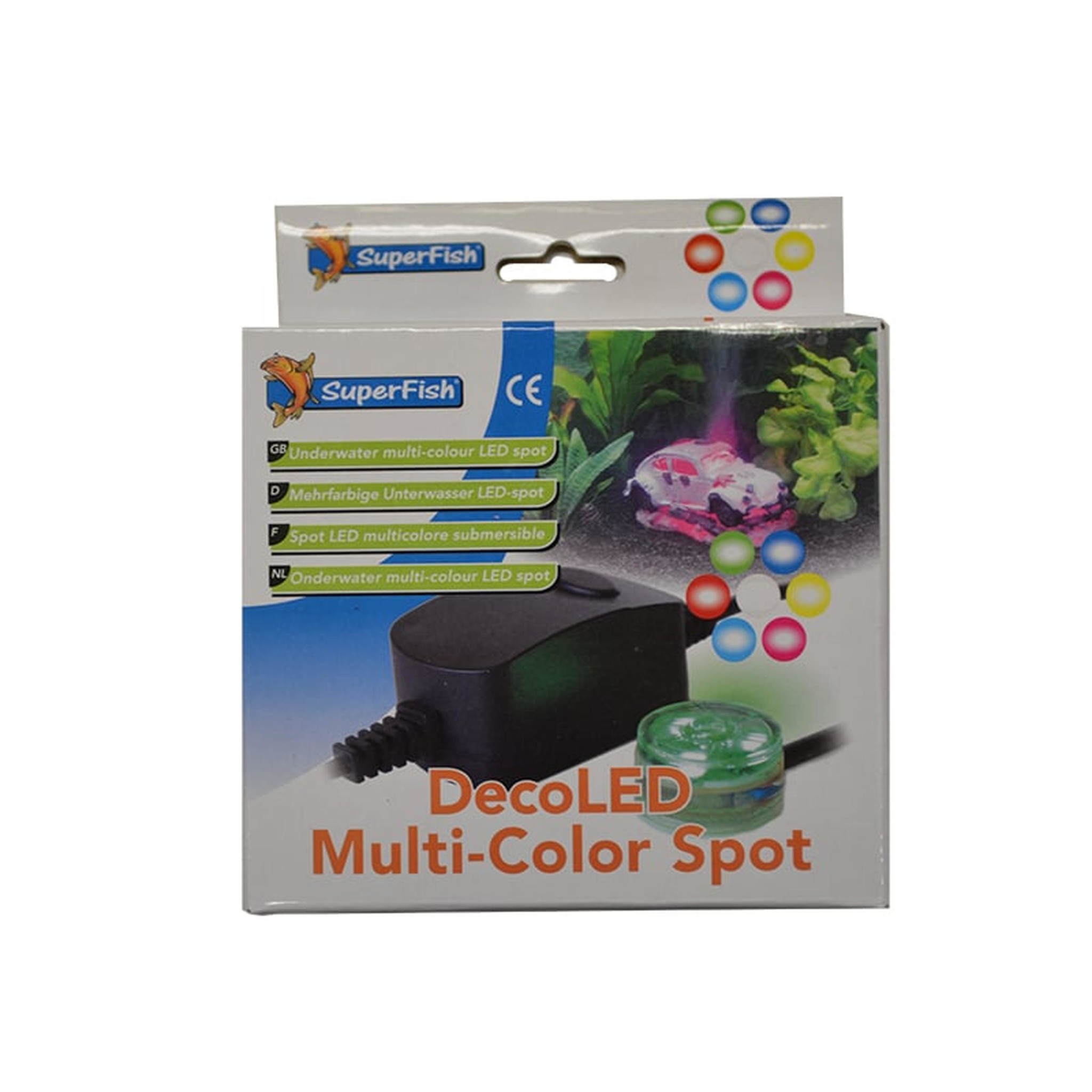 Deco LED meerkleuren spot Aquarium verlichting - SuperFish