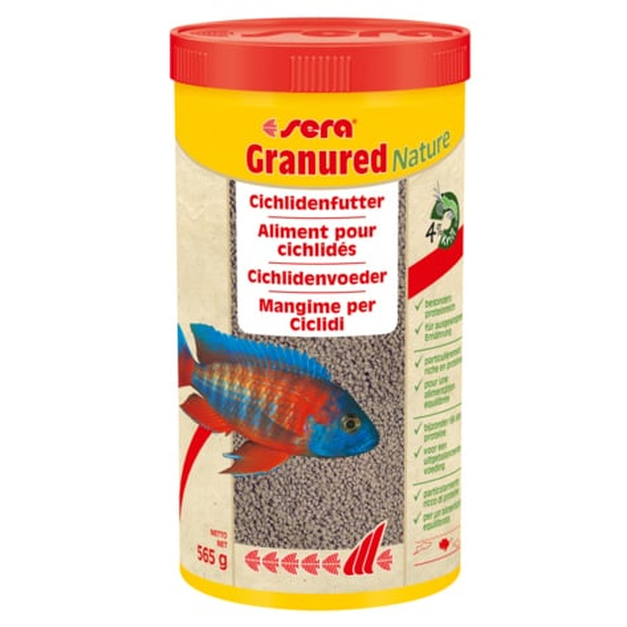 Granured Nature 1000 ml - Sera Cichliden Voer