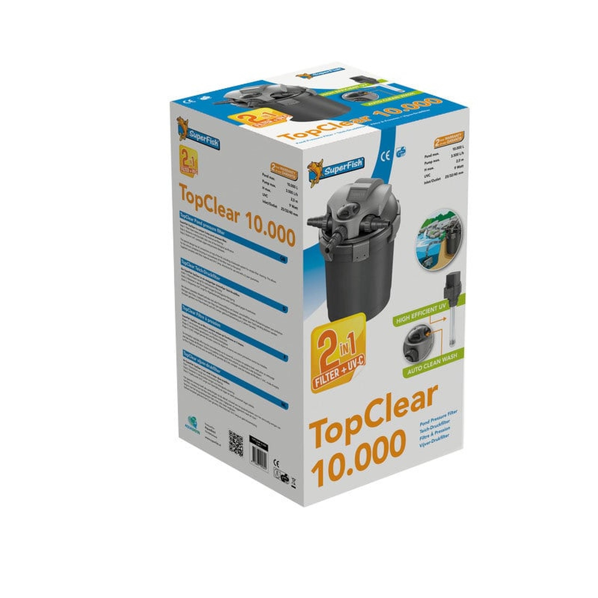 Superfish topclear 10000 UVC 9 watt Vijverfilter