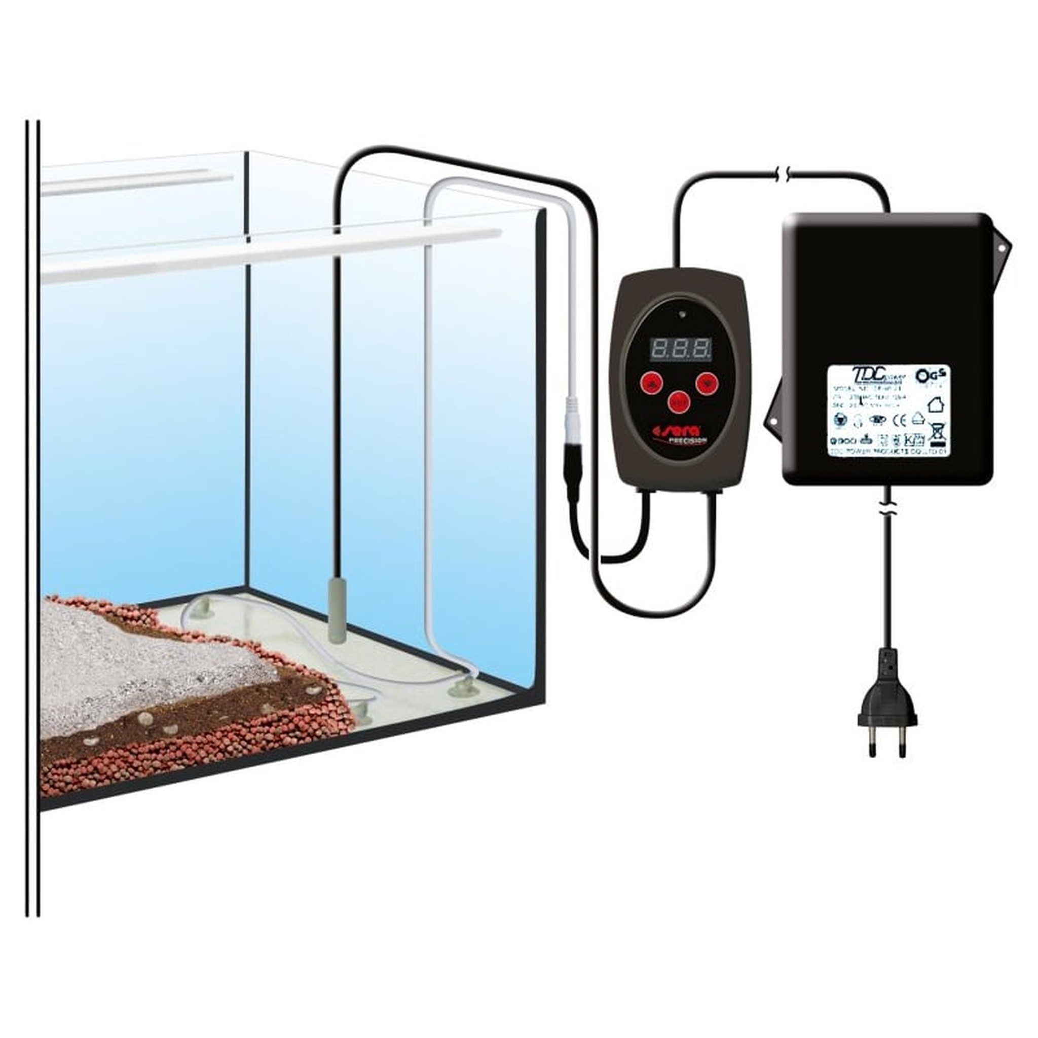 Soil heating set - Sera Aquarium Bodemverwarming