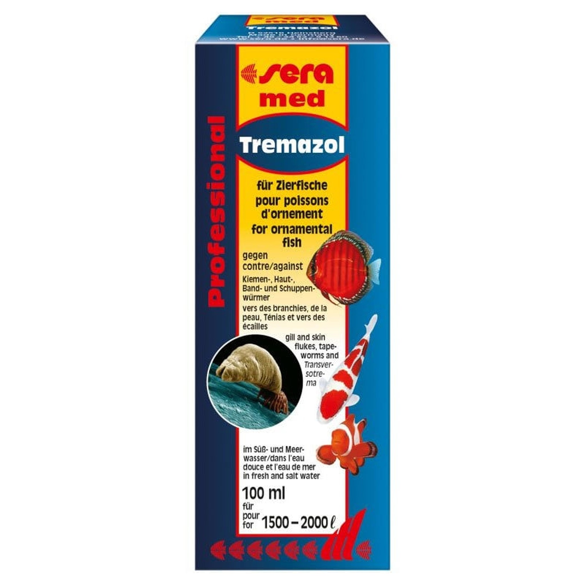 Professional Tremazol 100 ml. - Sera med Aquarium Medicijn