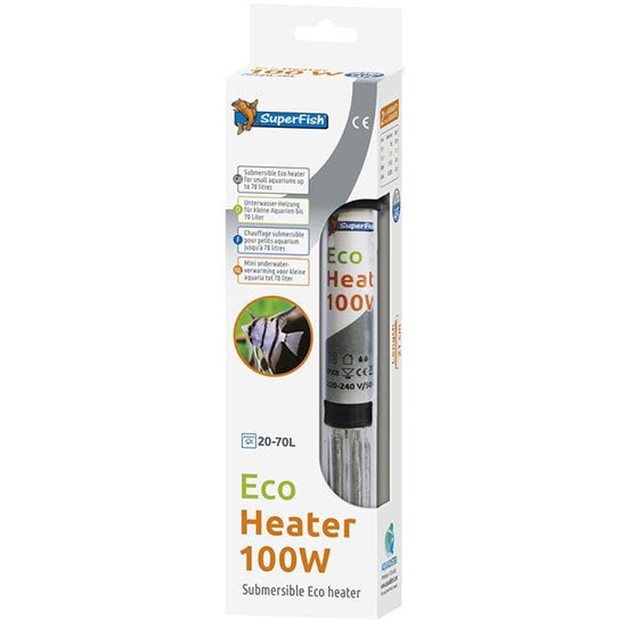 Eco heater 100 watt - SuperFish Aquarium Verwarming