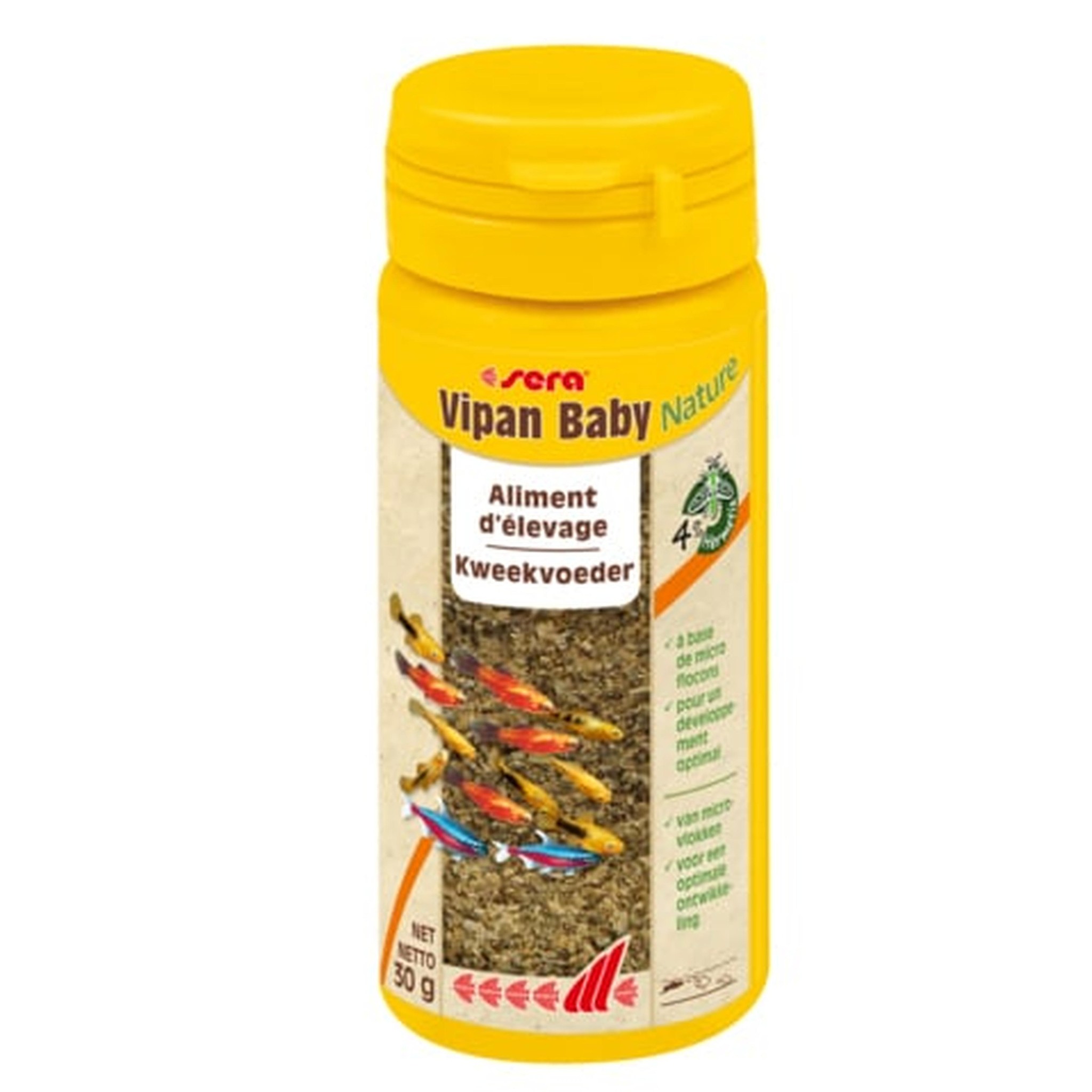 Vipan baby Nature 50 ml - Sera Aquarium Guppy Voer