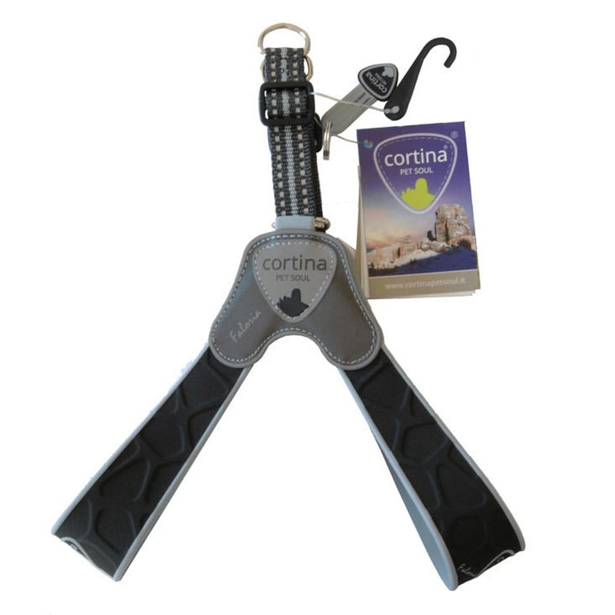 Coralpina Harness Faloria Zwart 1 - Hondenharnas