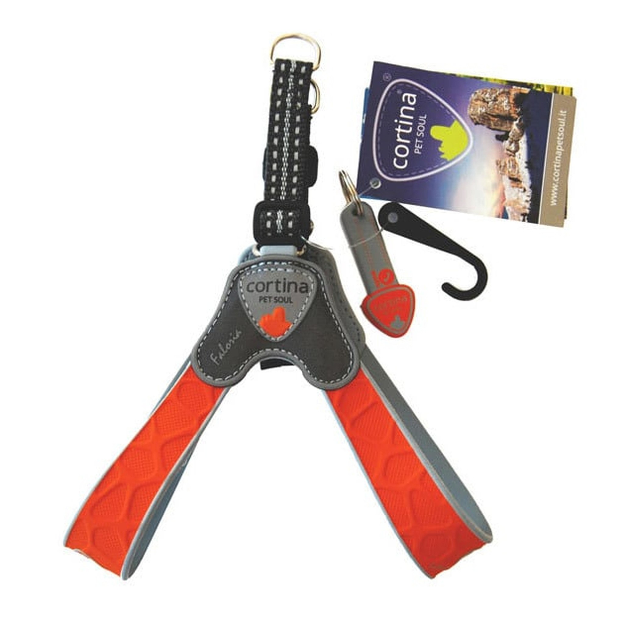 Coralpina Harness Faloria Rood 6 - Hondenharnas