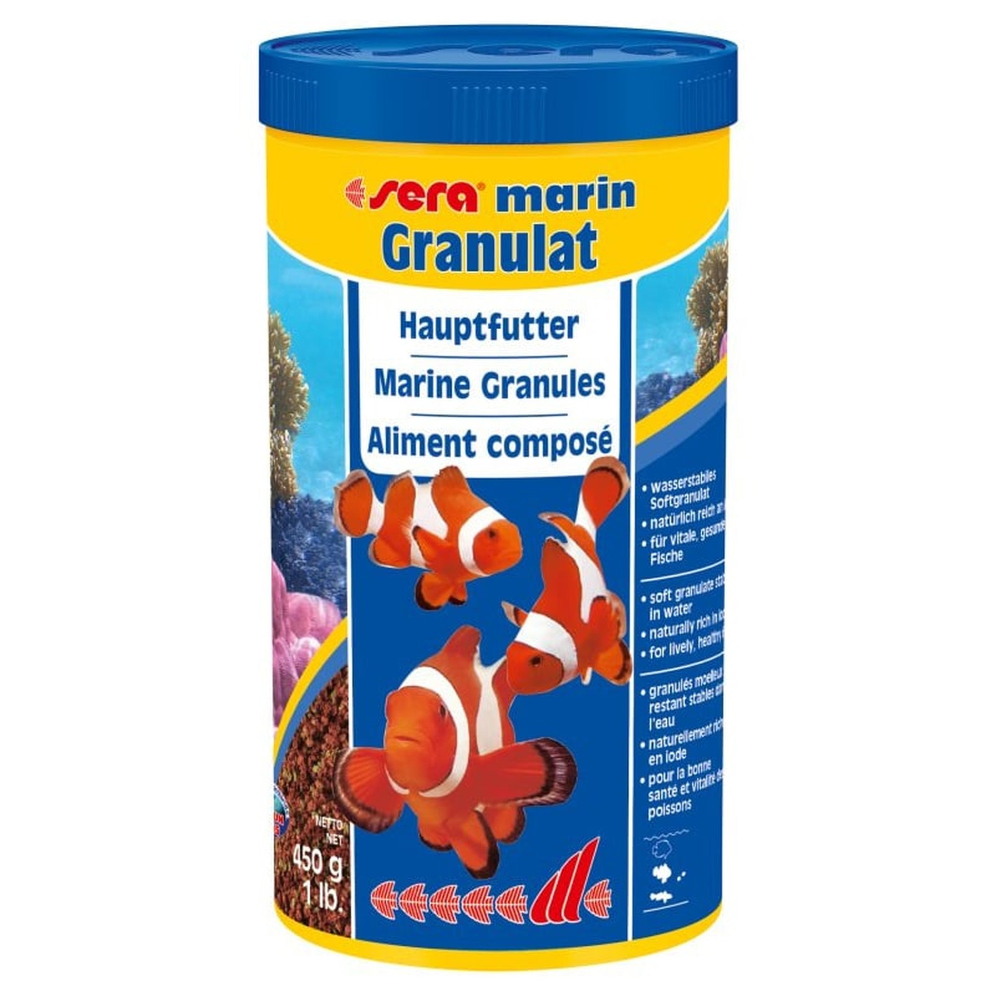 marin granulat 1000 ml. - Sera Zeeaquarium Voer