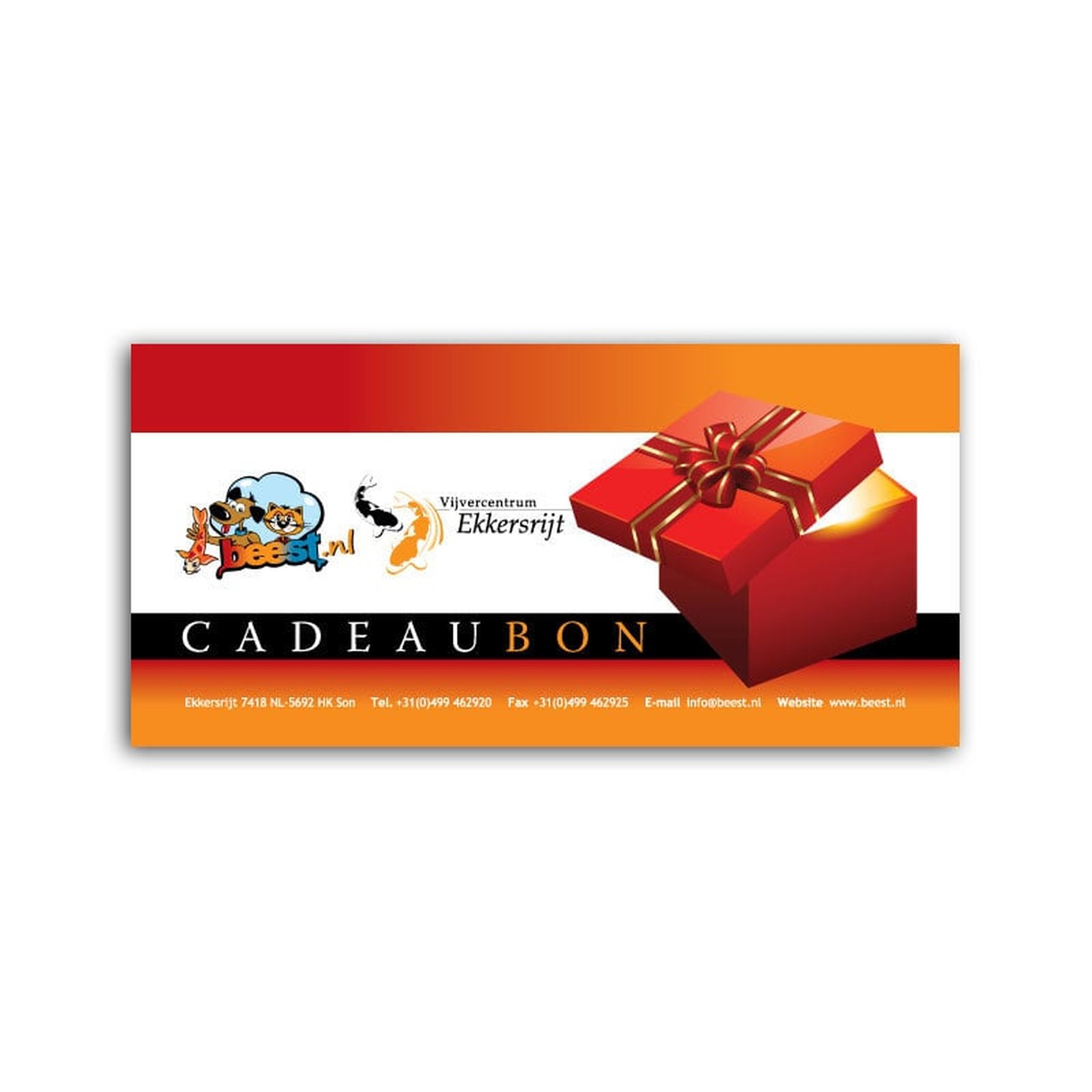Cadeaubon 50 euro