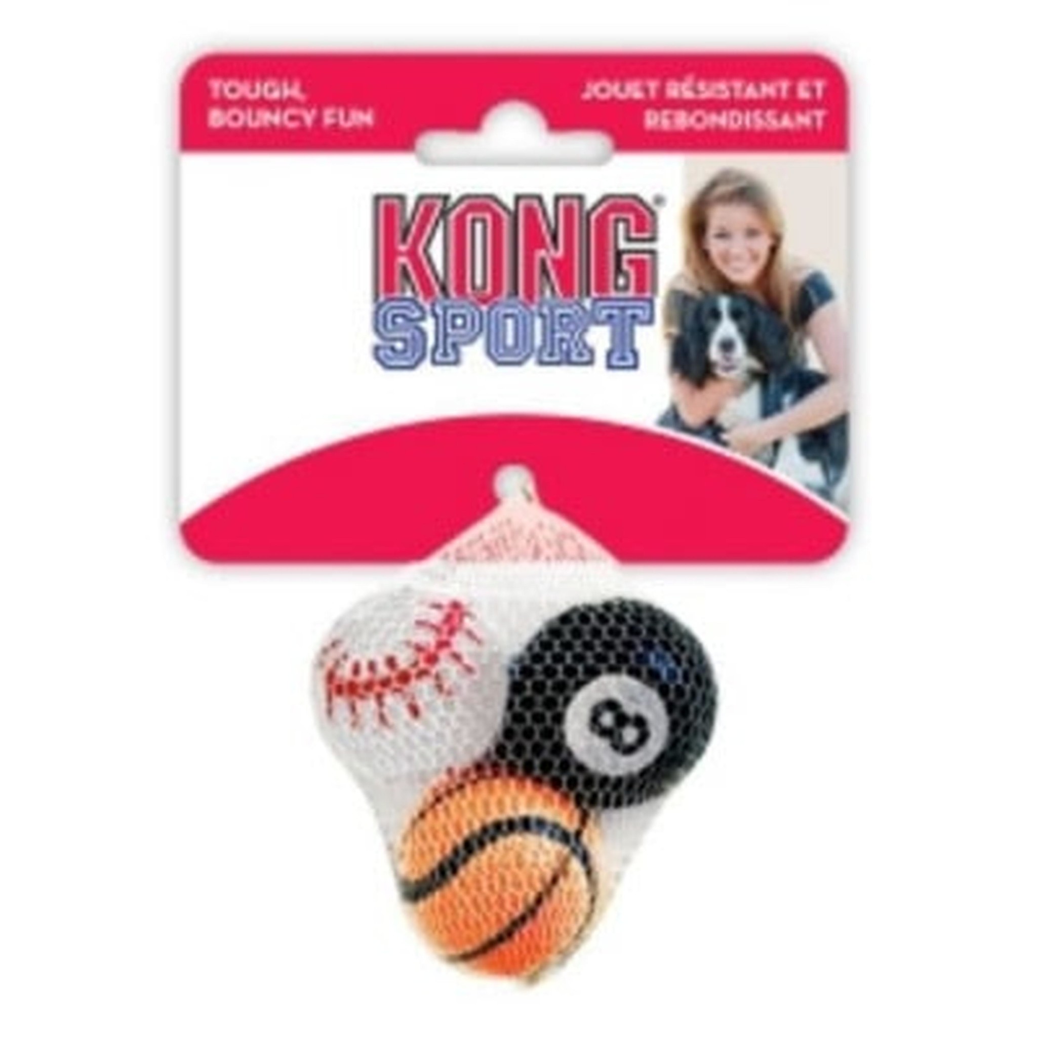 Kong Sport Tennisballen 3 stuks X-Small - Hondenspeelgoed