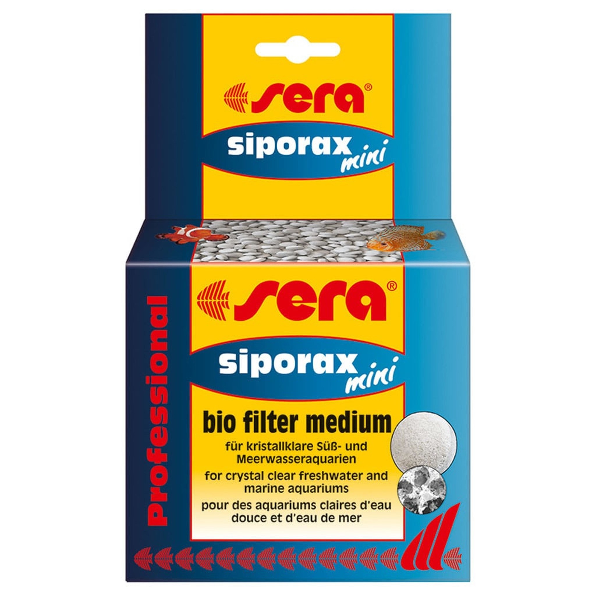 Siporax mini 130 gram - Sera Filtermedium