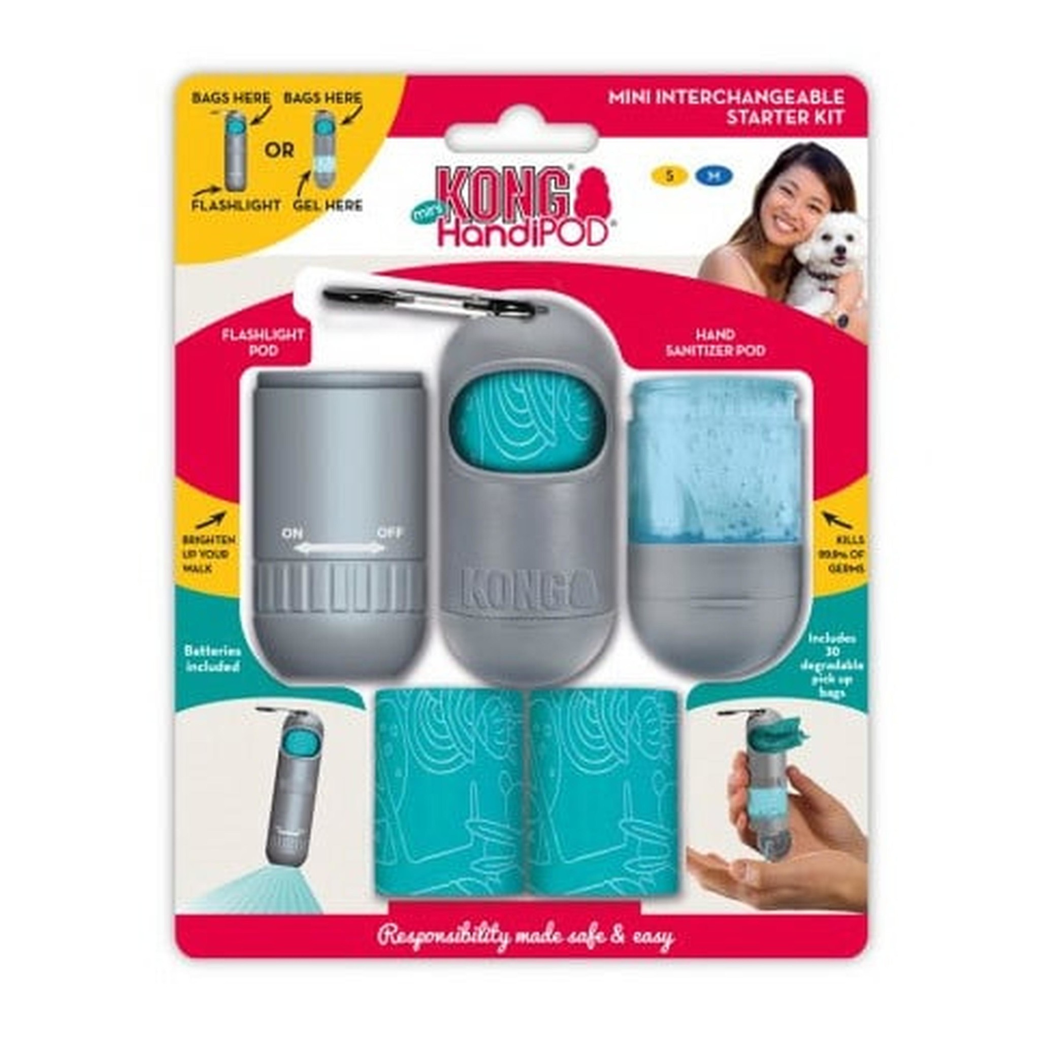 Kong Handipod Mini Starterkit - Poepzakjes
