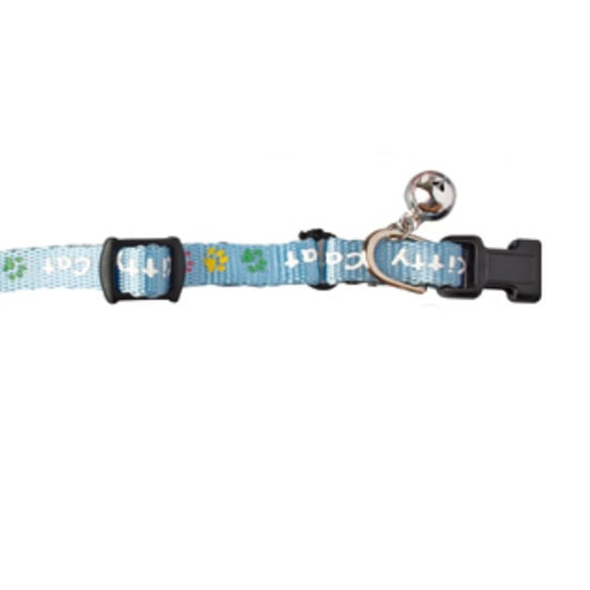 Poezenhalsband kitty cat blauw - Kattenriemen