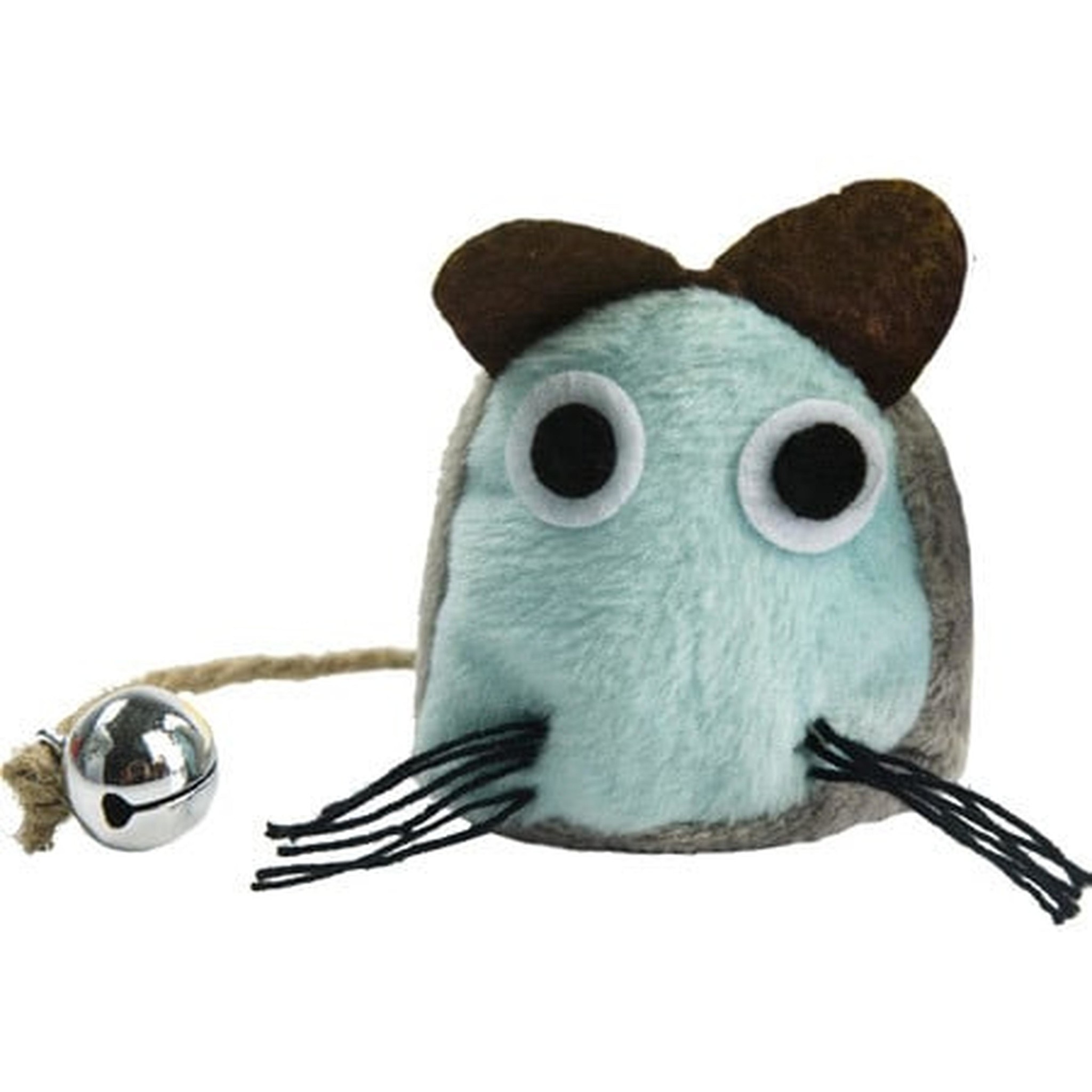 Crazy Cat Funny Mouse blauw vol met Catnip - kattenspeeltje
