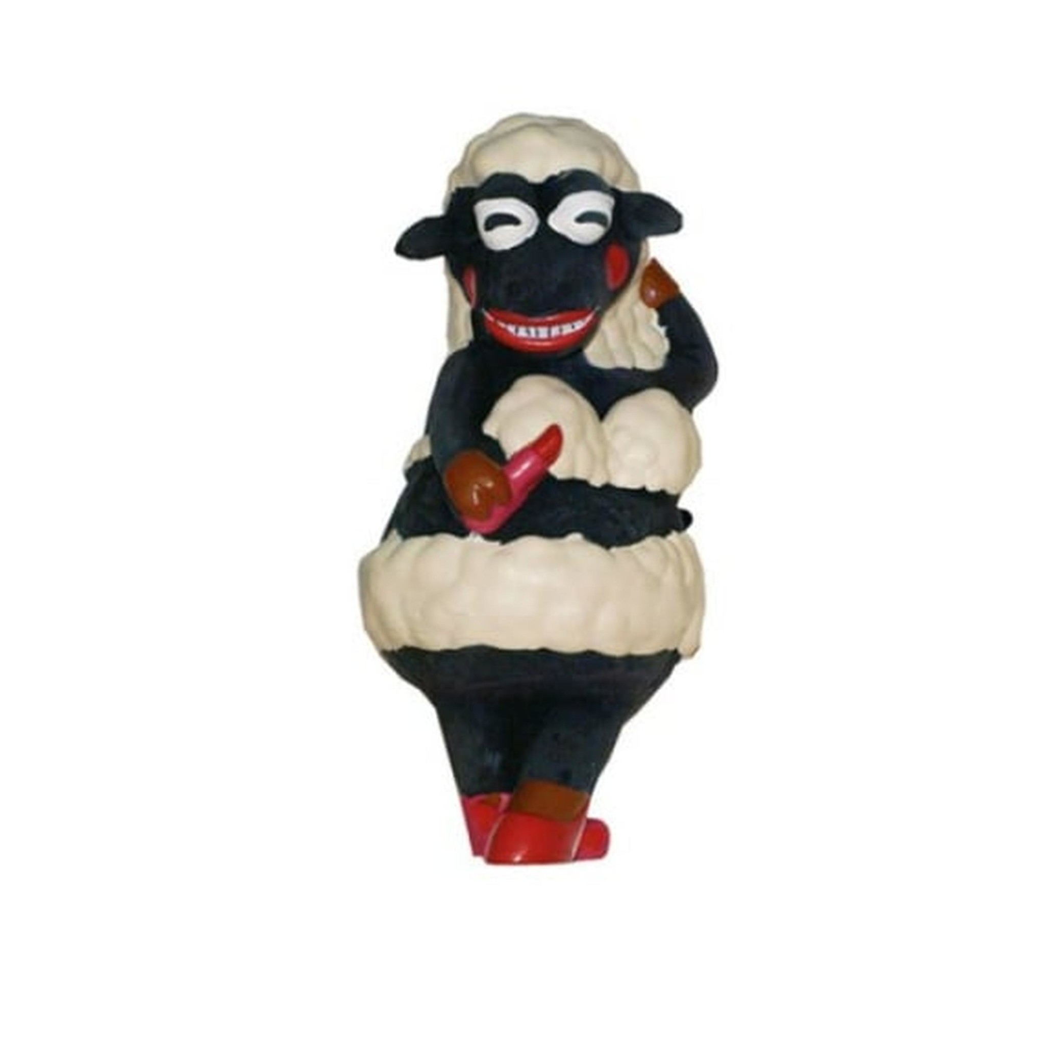 hondenspeeltje latex schaap lipstick - hondenspeelgoed