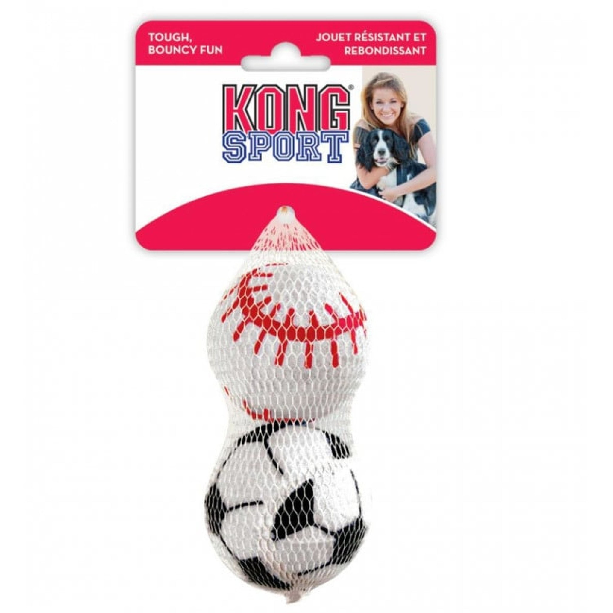 Kong Tennisballen 2 stuks Large Met Piep - Hondenspeelgoed