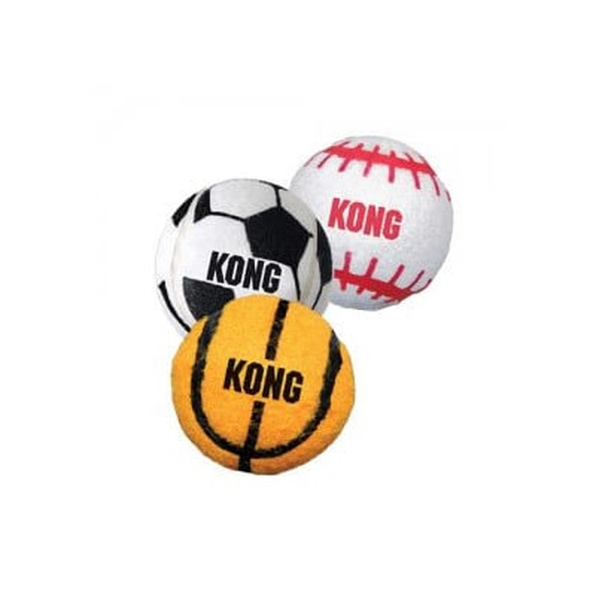 Kong Sport Tennisballen 3 stuks Small - Hondenspeelgoed