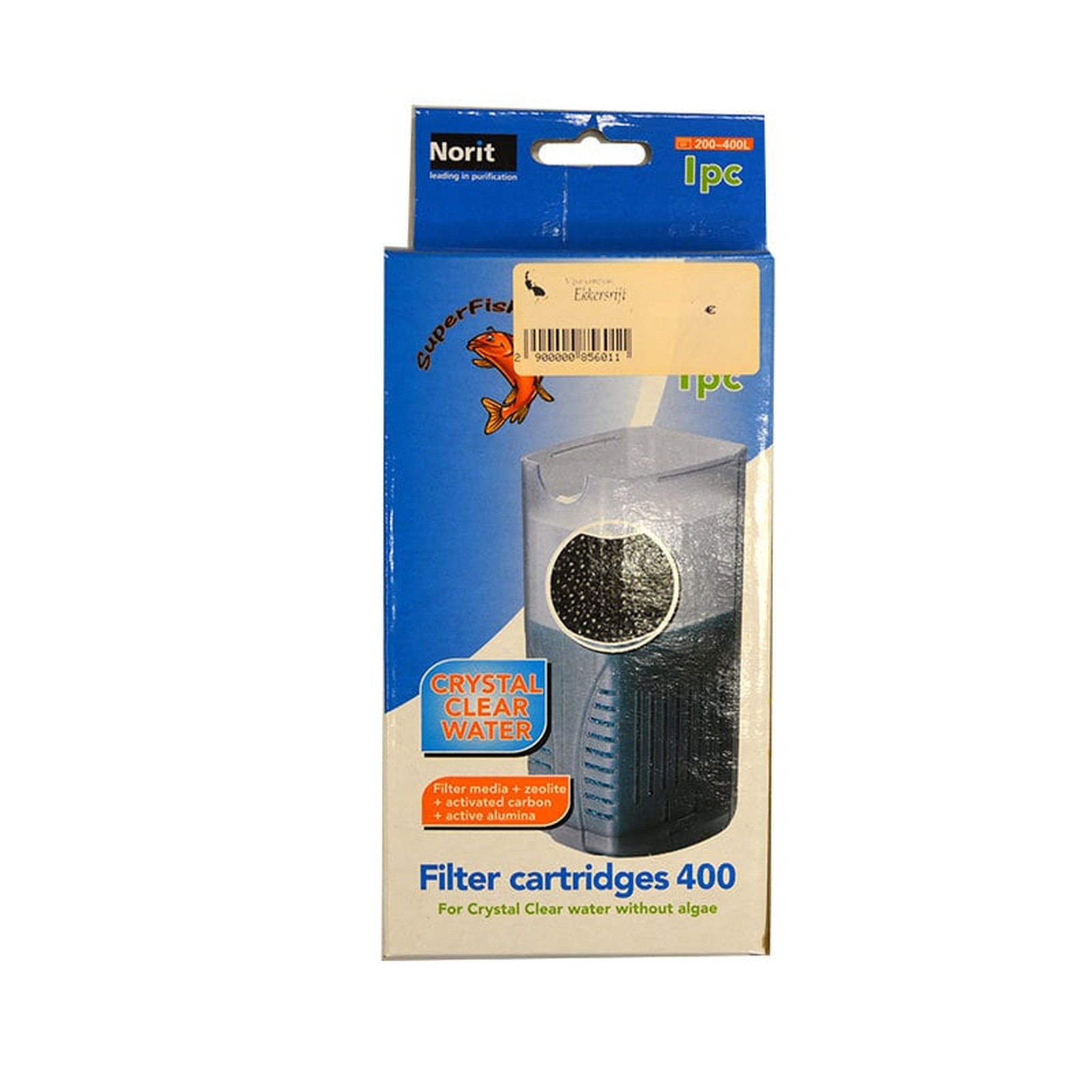 Aqua-flow 400 Crystal clear cassette 1 stuk - SuperFish