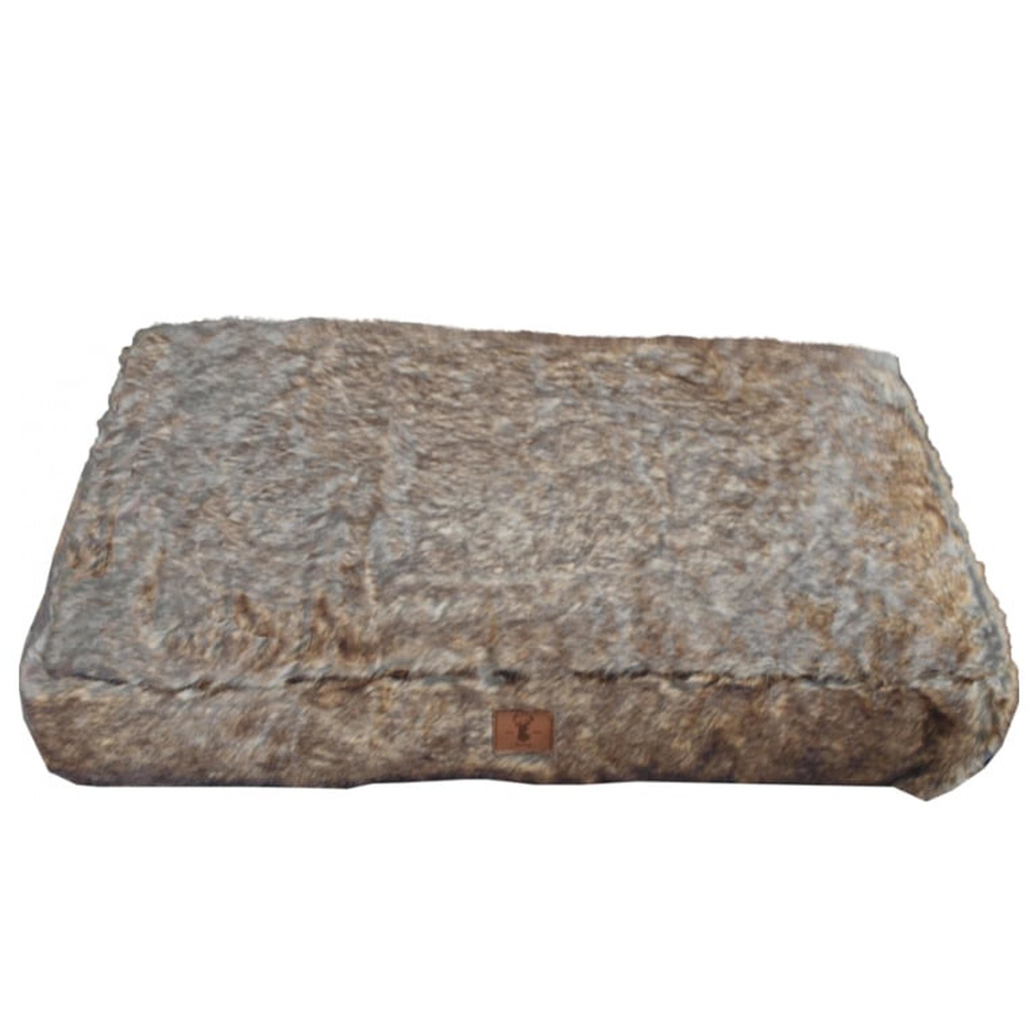 Ligkussen grizzly brown 85 x 60 cm - Hondenkussen