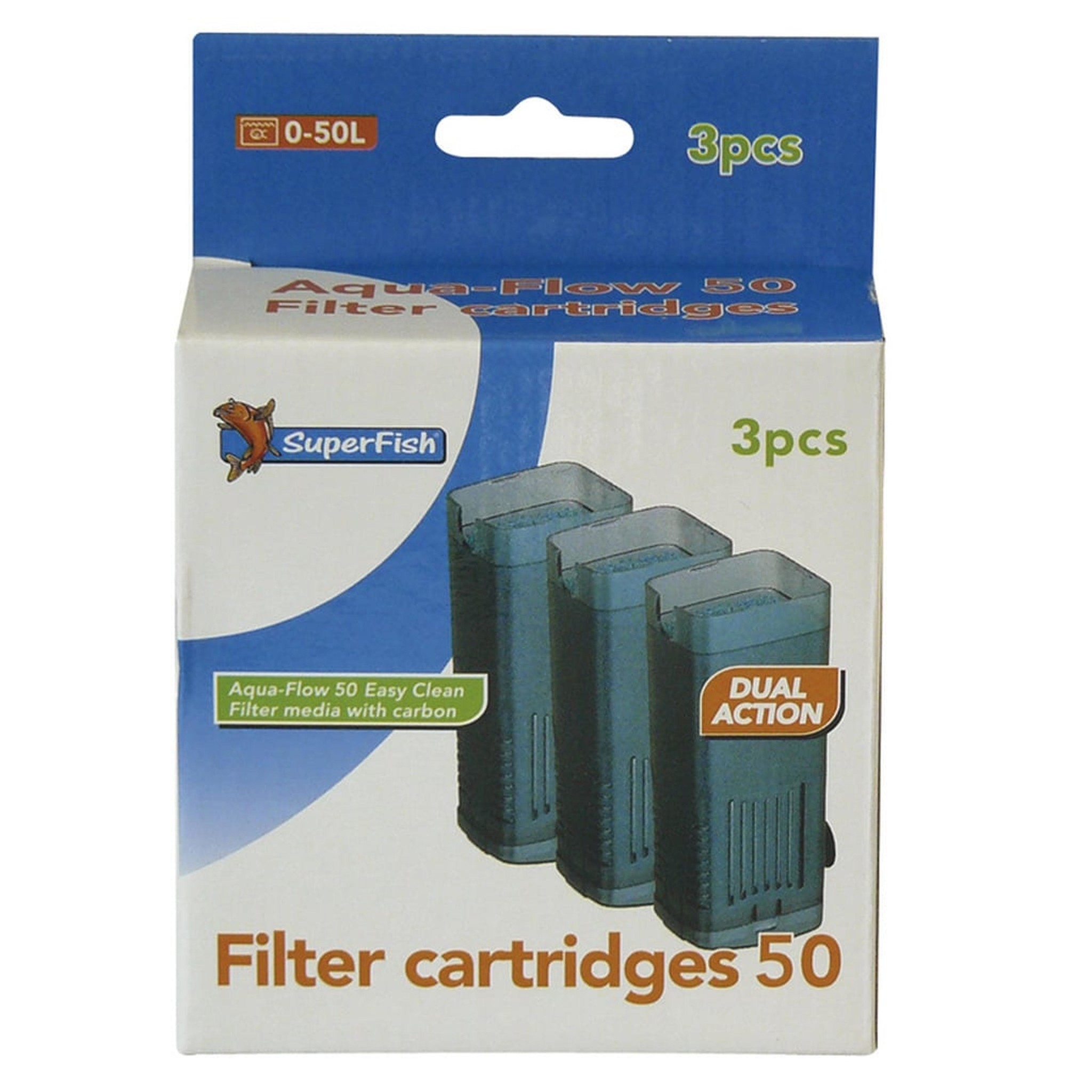 Aqua-flow 50 Easy click cassette 3 stuks - SuperFish