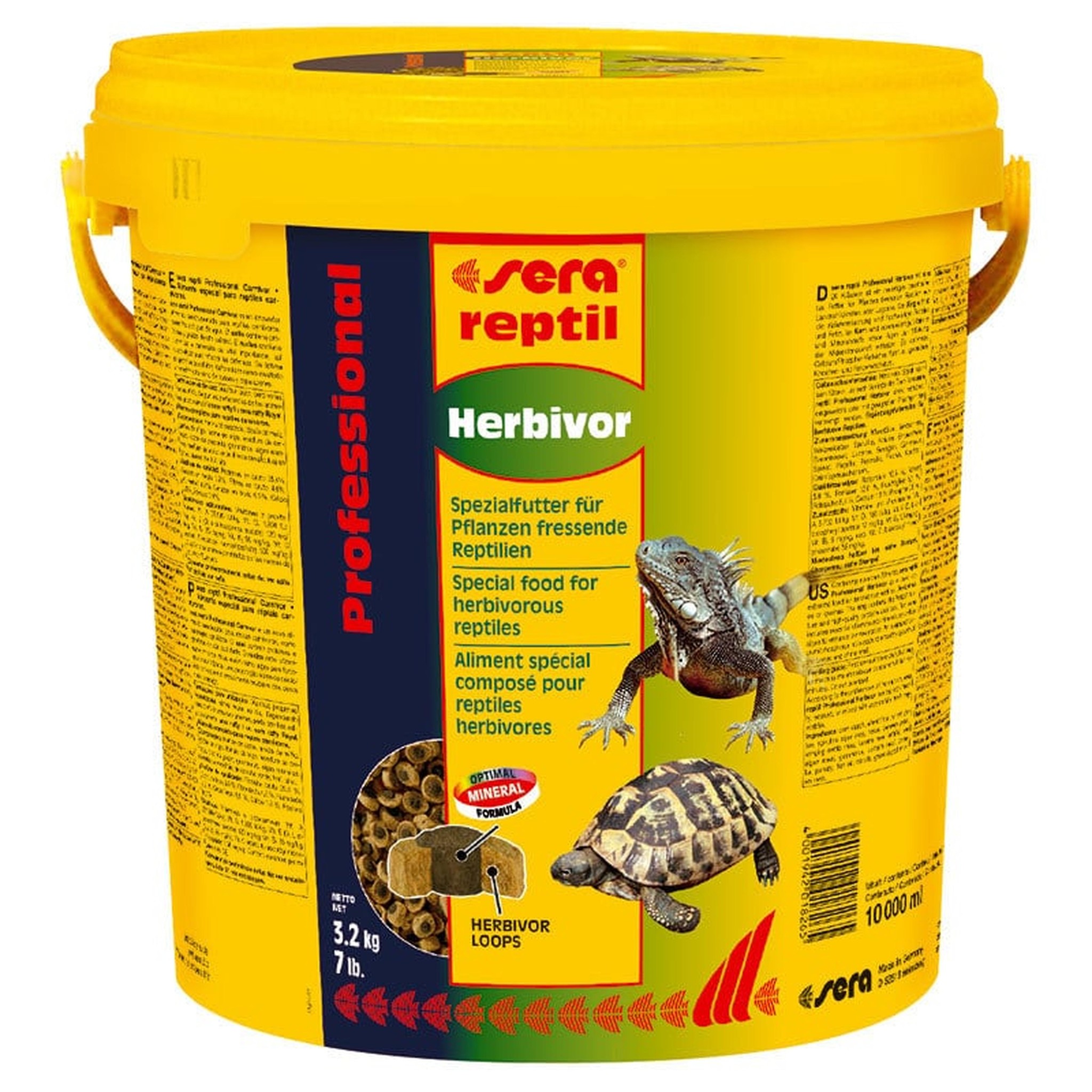 Reptil Professional Herbivor 10 liter - Sera