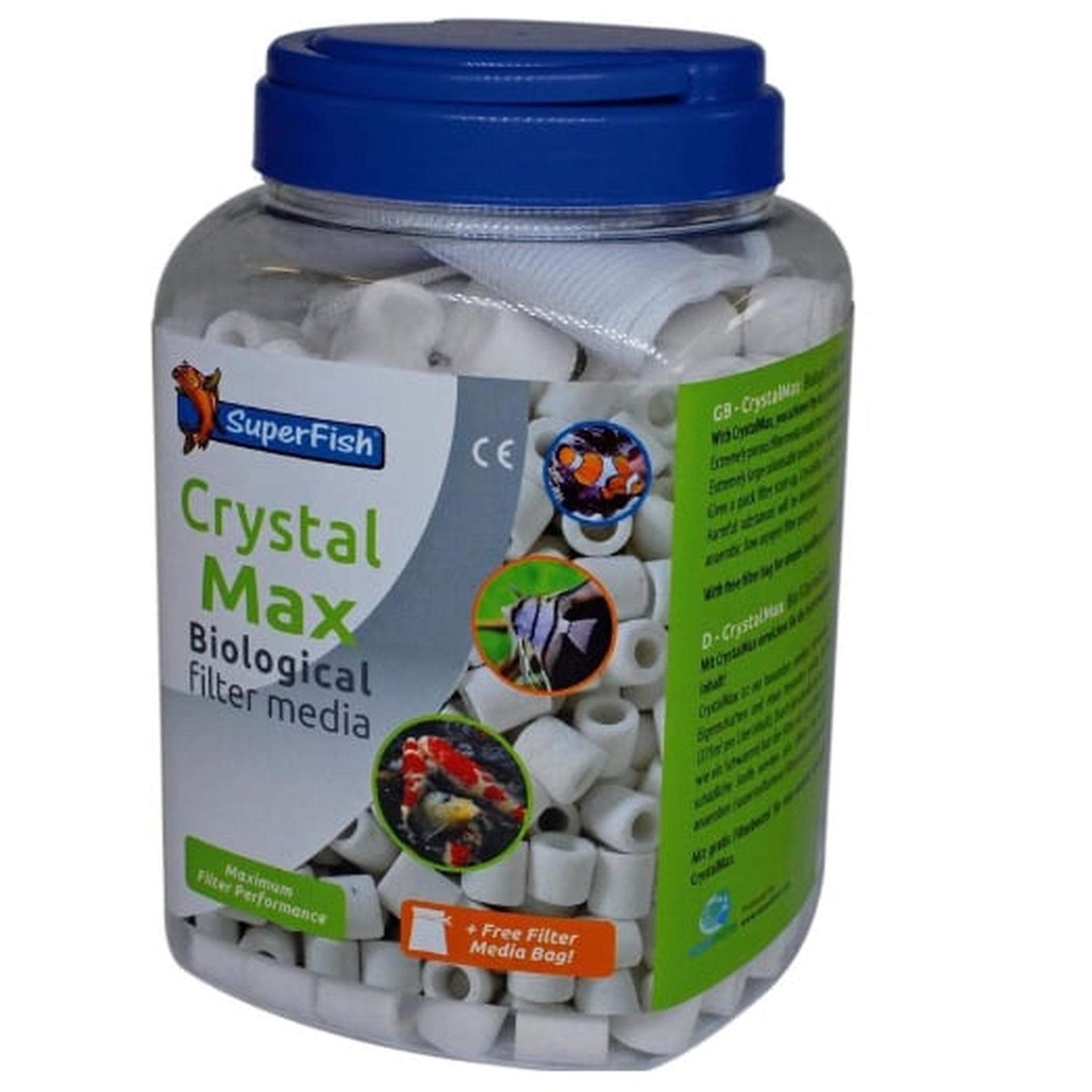 Crystal Max 2000 ml. - SuperFish Aquarium Filtermedium